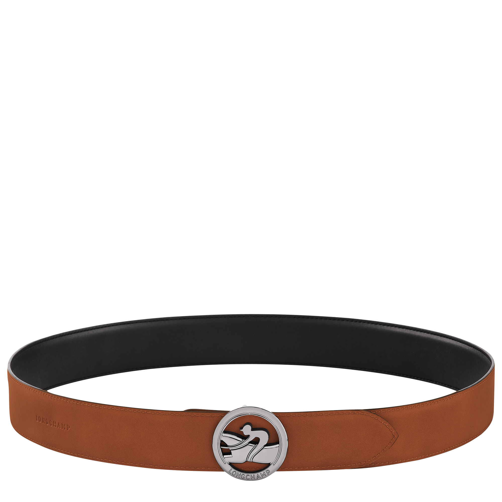Box-Trot Men's belt Black/Cognac - Leather - 3