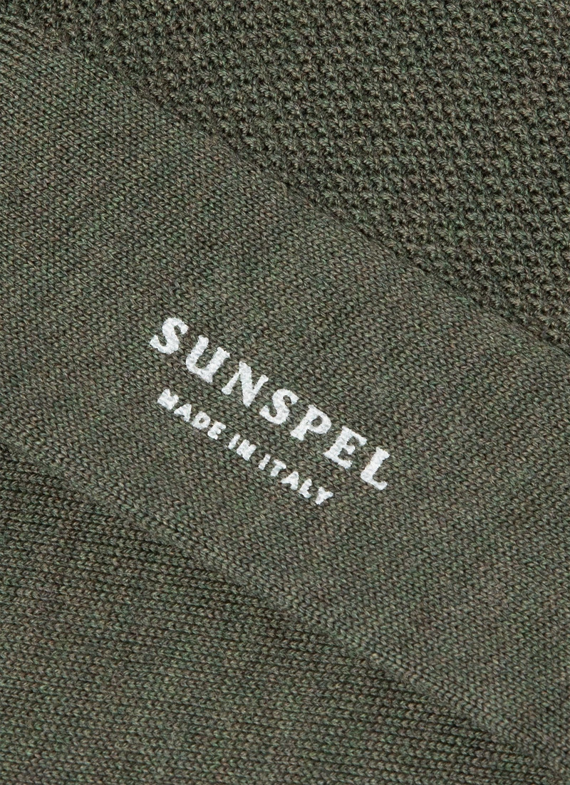 Sunspel Merino Wool Waffle Socks outlook