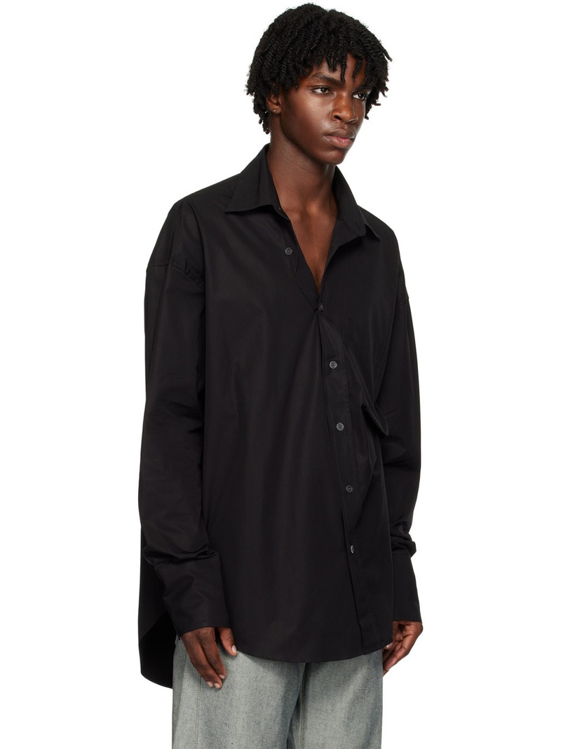 Black Maxi Fold Shirt 2