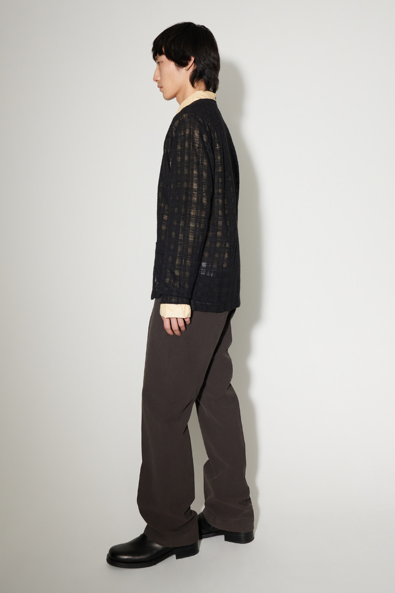 Cardigan Black Disintegration Check 3