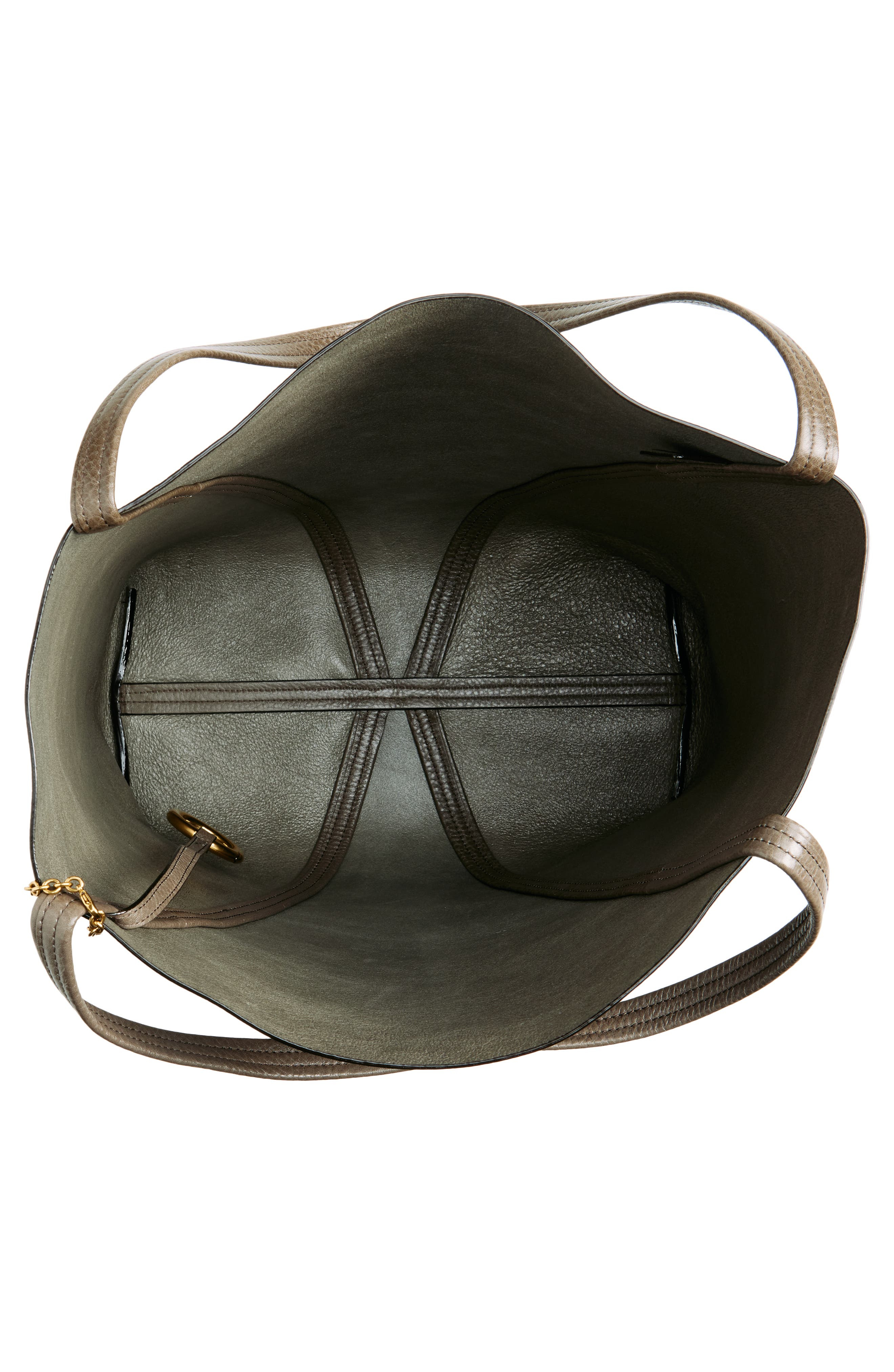 Chloé Large Spin Leather Tote in Flannel Grey at Nordstrom - 5