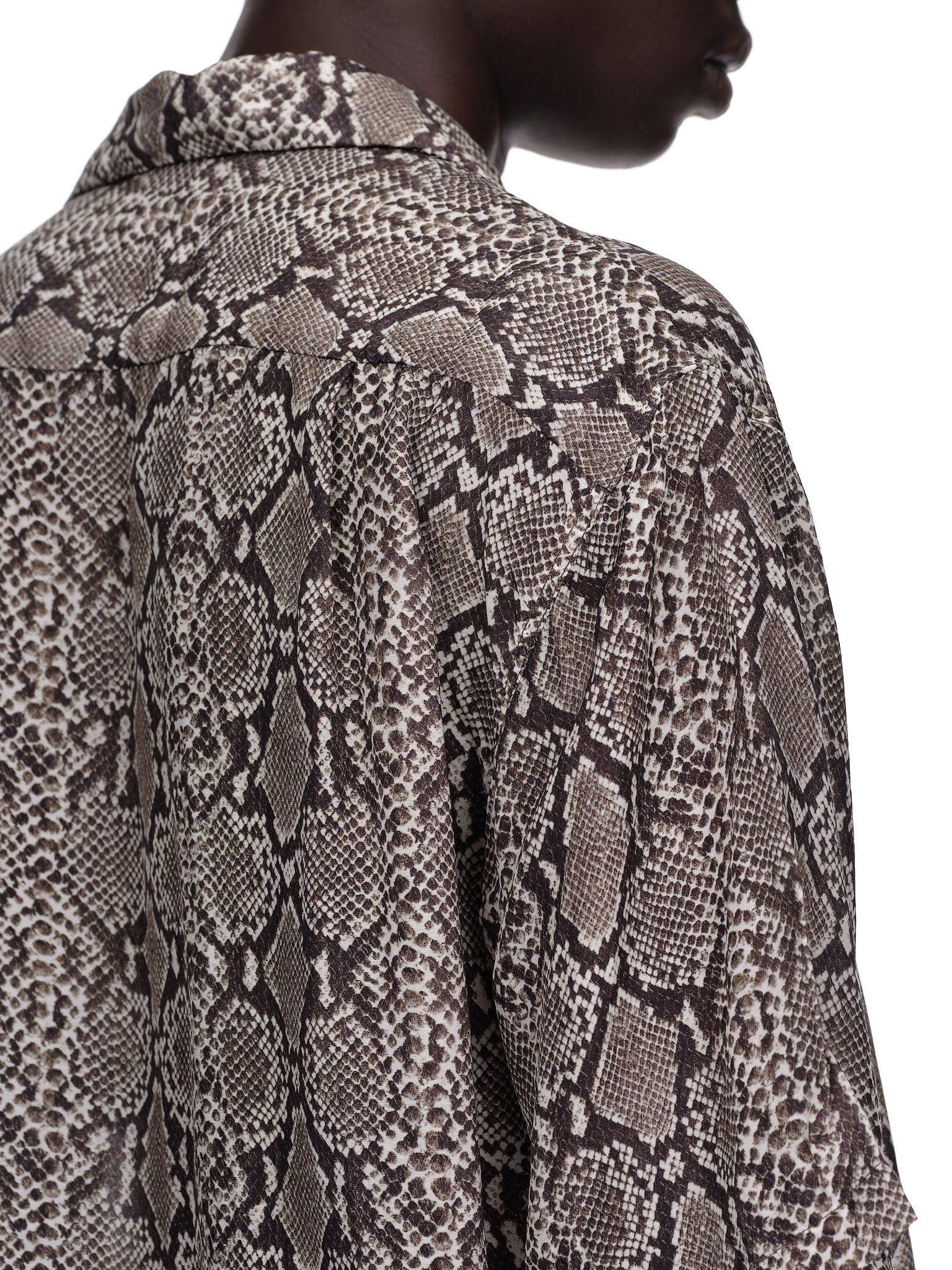 Snake Print Aloha Shirt - 5