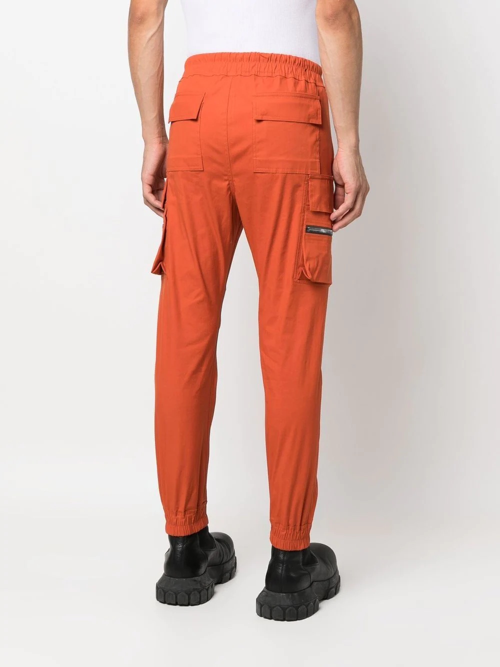 drawstring cargo trousers - 4