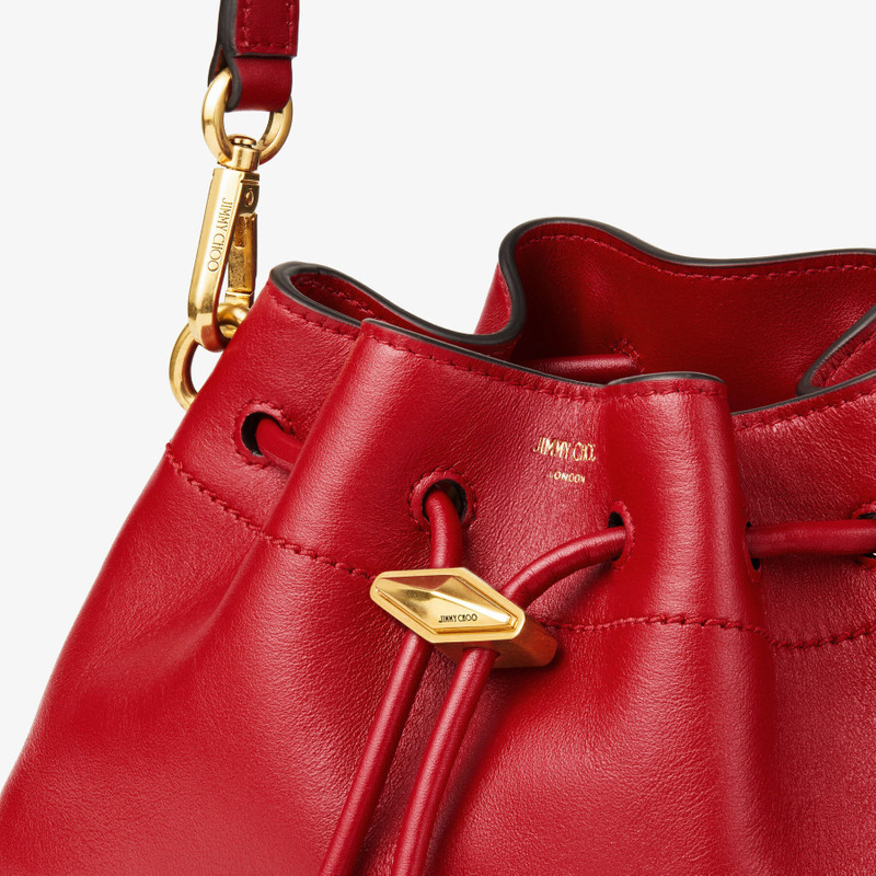 Cinch S
Ruby Red Leather Handbag 4