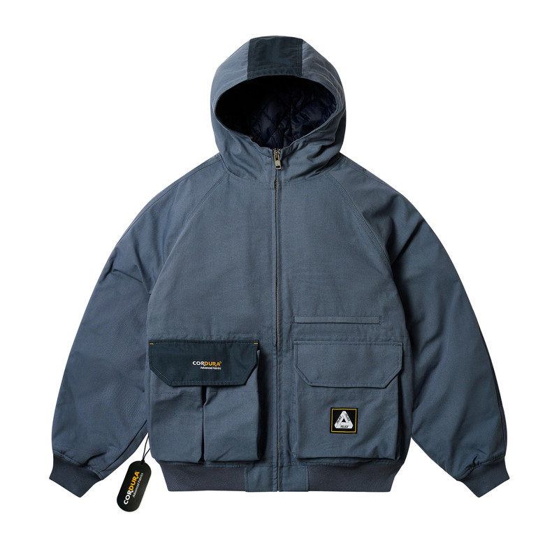 CORDURA DUCK CANVAS JACKET BLUE - 1