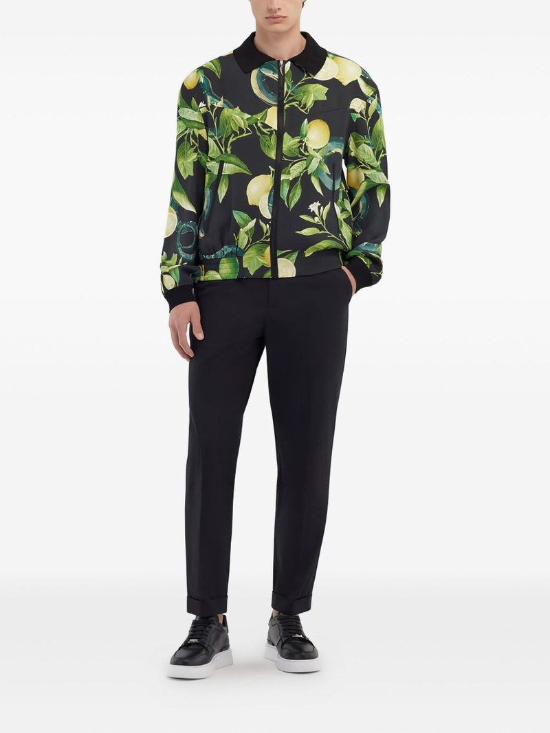 Roberto Cavalli cuffed cotton trousers outlook