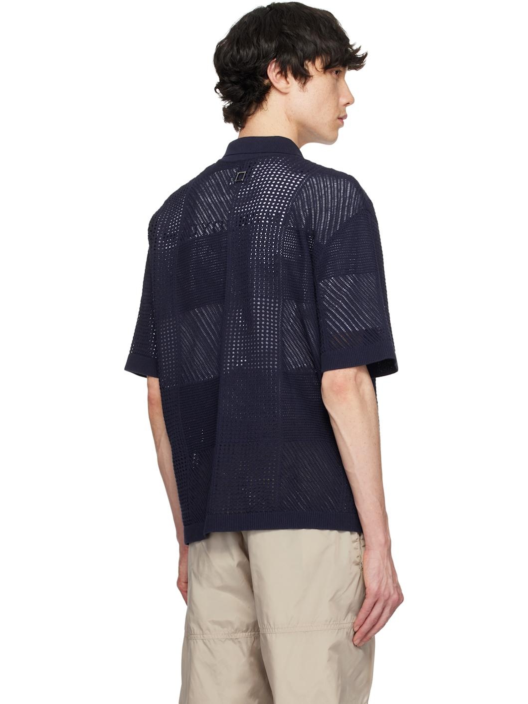 Navy Check Shirt - 3