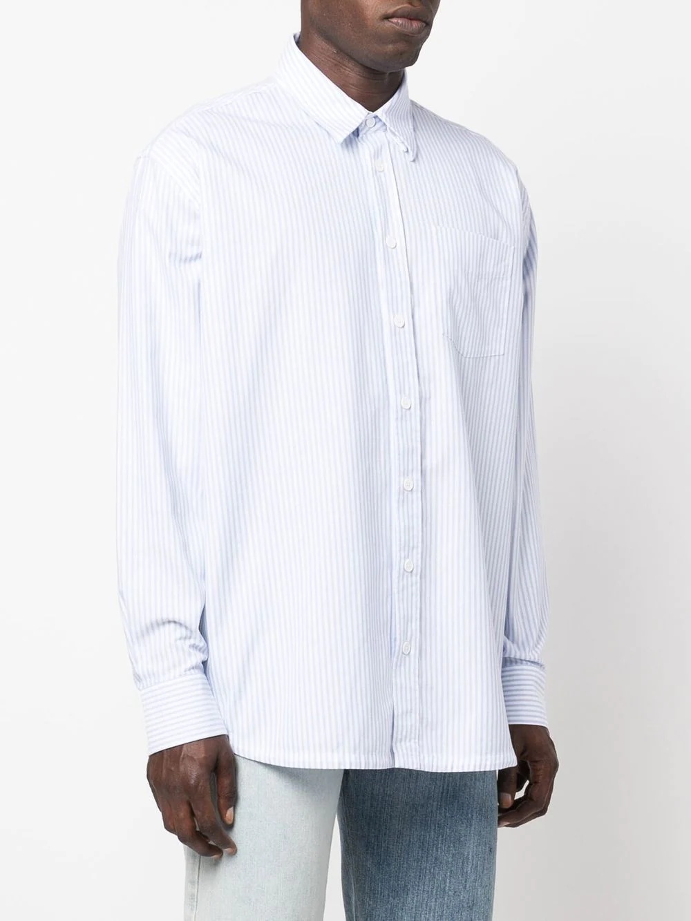 x A.P.C. striped cotton shirt - 3