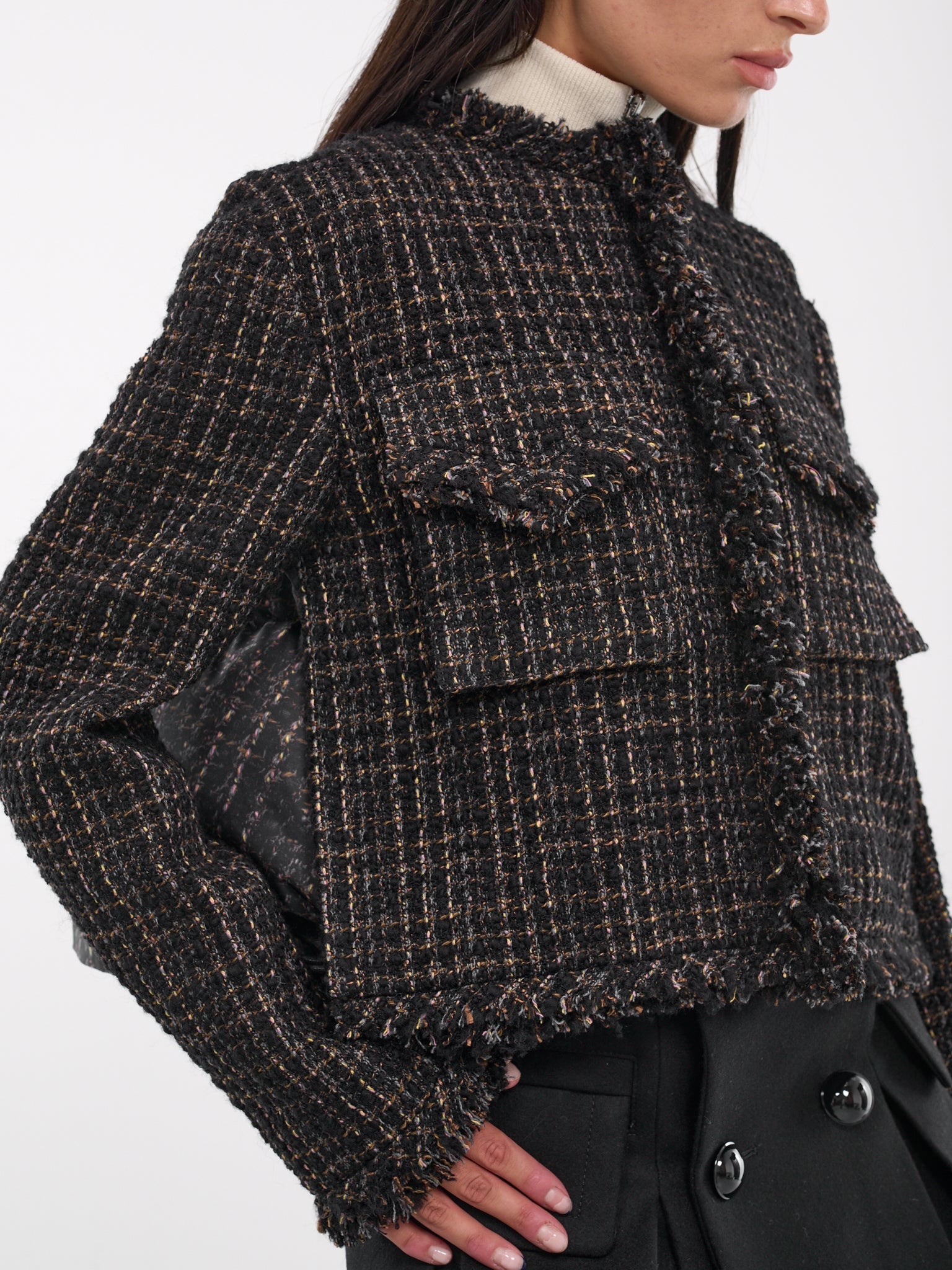 Tweed Puffer Jacket - 5