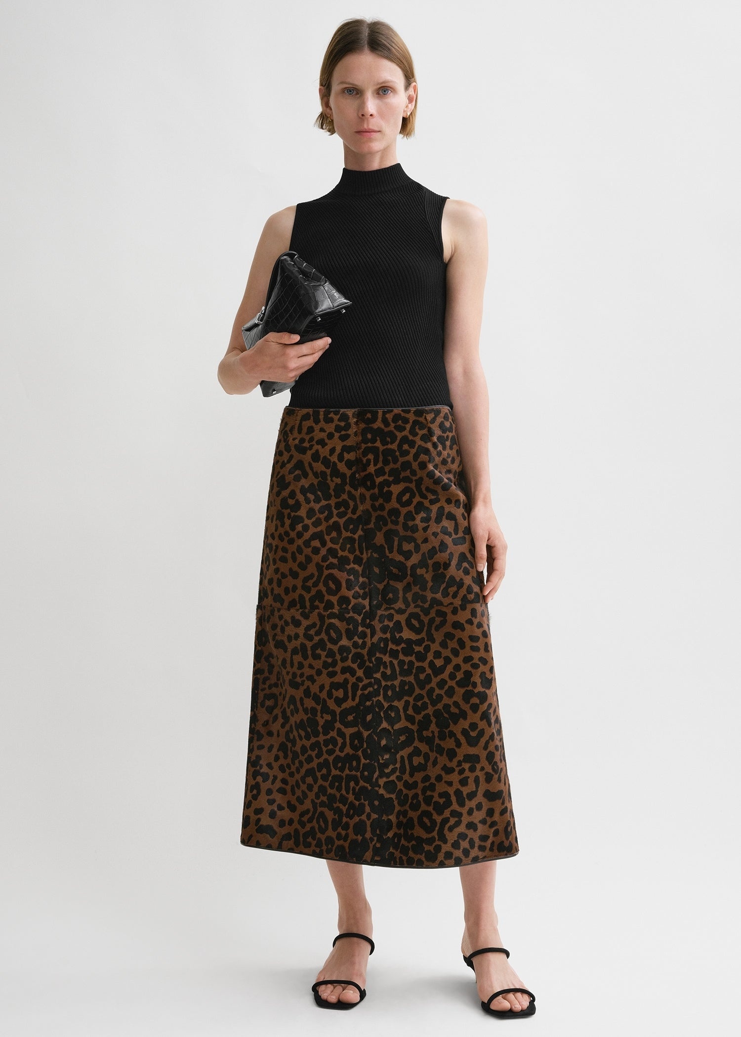 Pony hair skirt leopard - 2