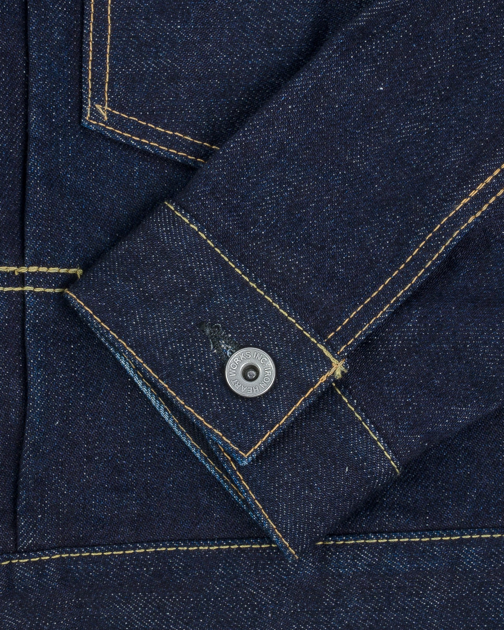 IHJ-139-IND 19oz Selvedge Denim Type II Jacket - Indigo - 13