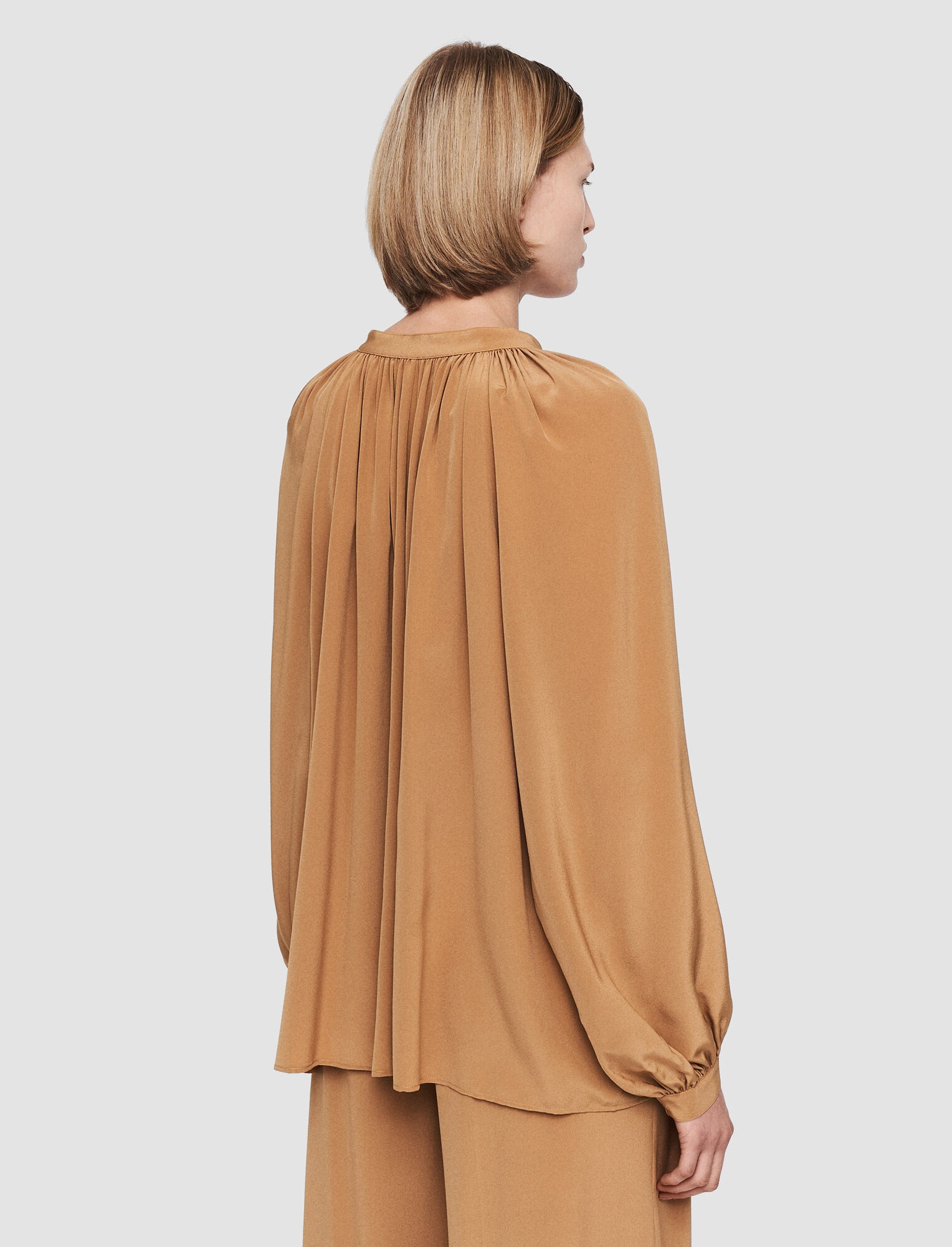 Silk Crepe de Soie Bartletts Blouse - 4