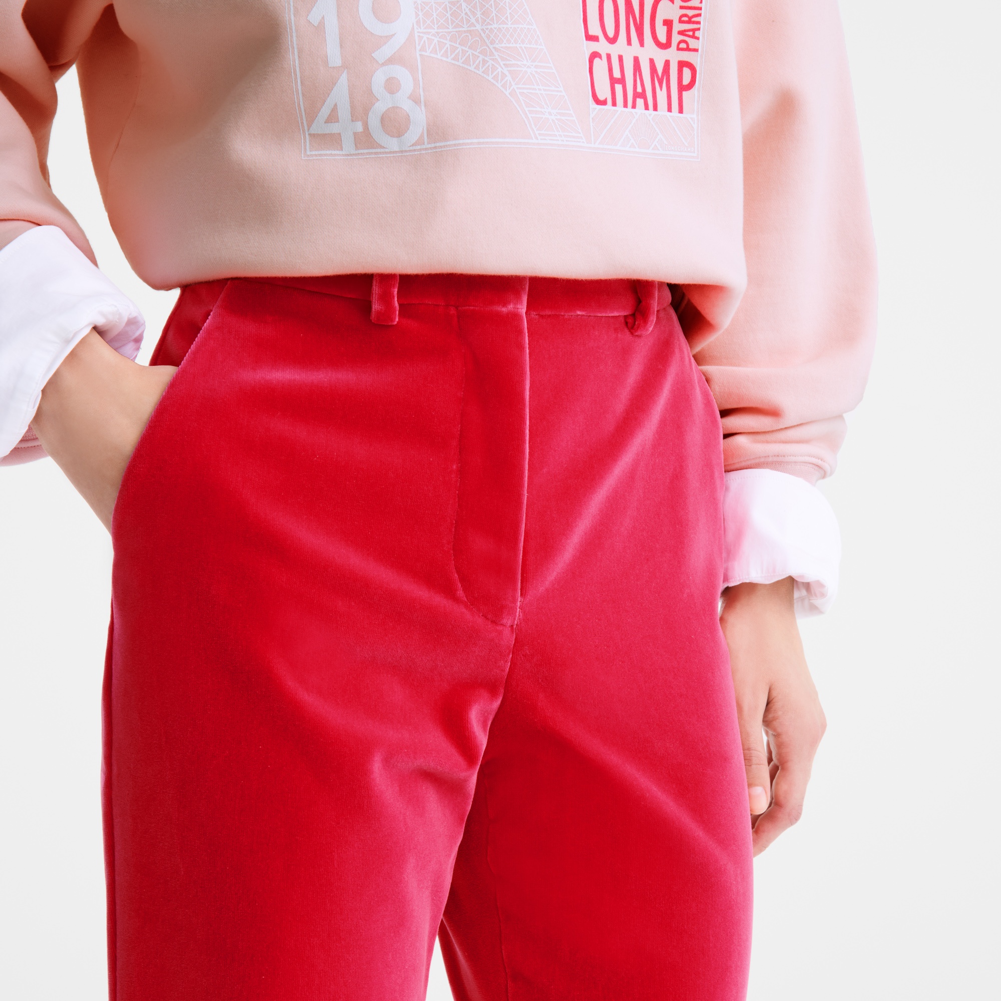 Trousers Pink - Velvet - 4