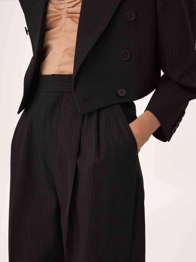 HIGH-RISE WIDE-LEG PANTS IN WOOL 5