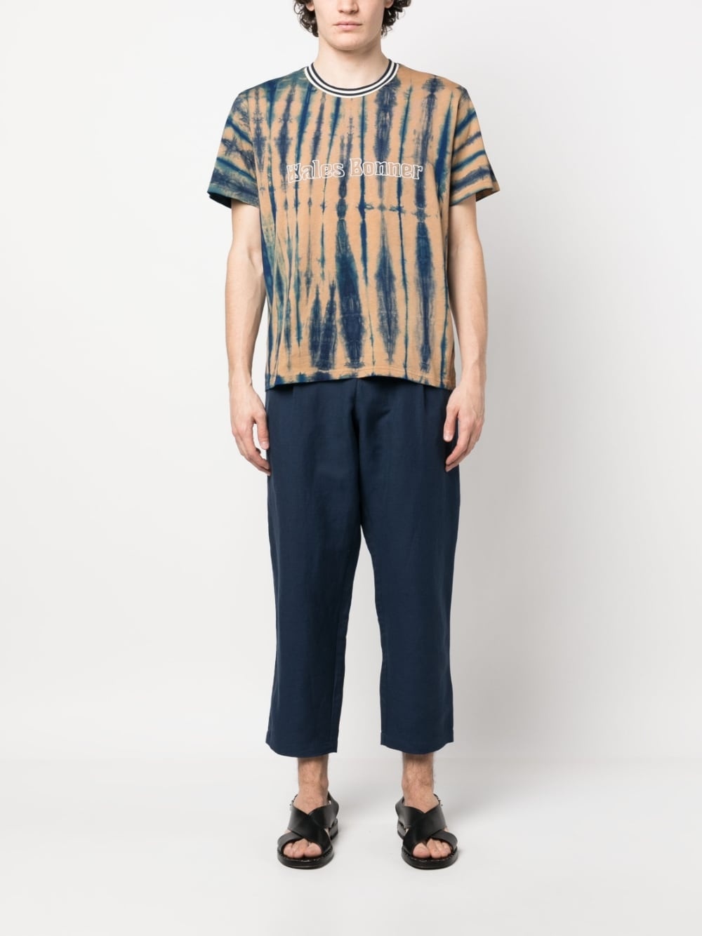 LOGO-PRINT TIE-DYE T-SHIRT - 4