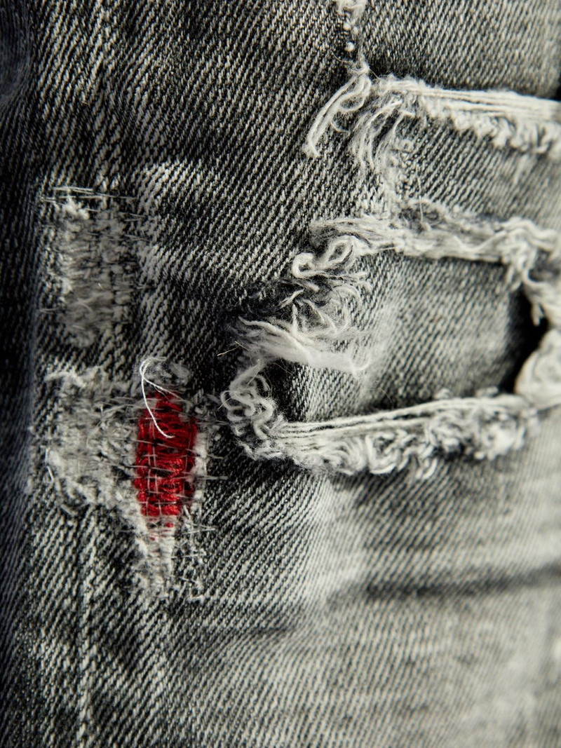 distressed-effect jeans 5