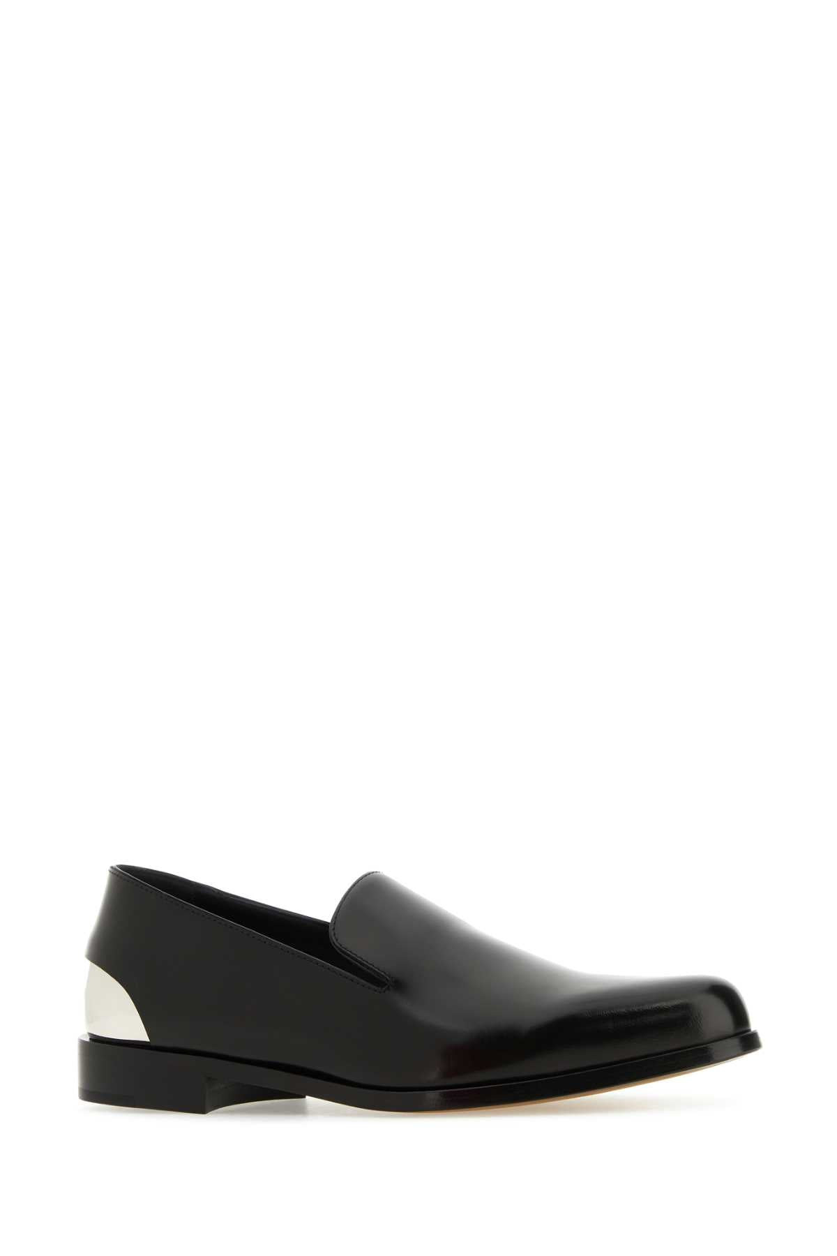 Alexander Mcqueen Men Black Leather Loafers - 2
