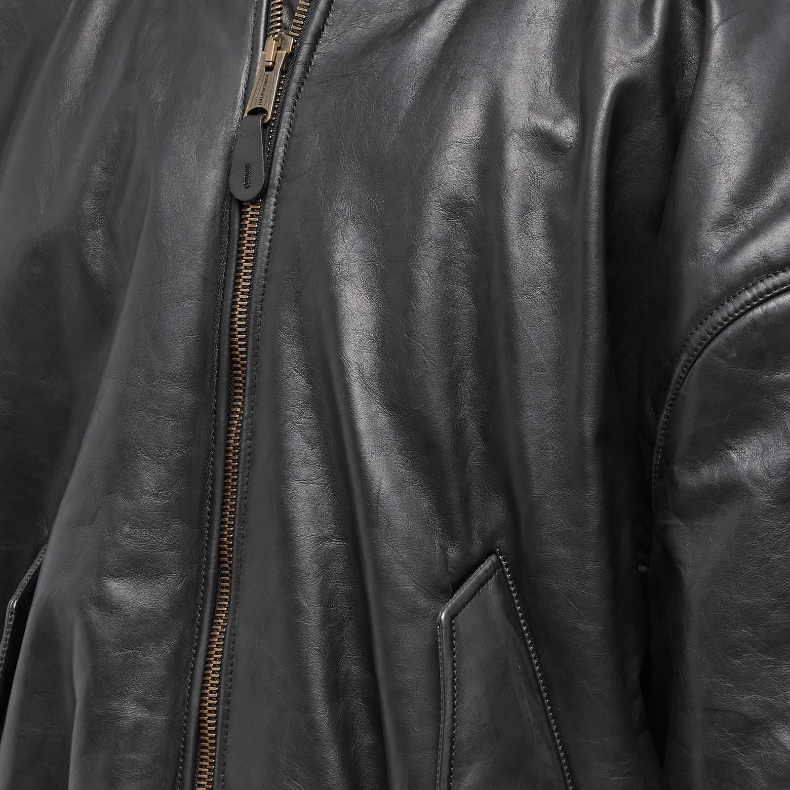 BALENCIAGA Balenciaga Classic Leather Bomber Jacket BALENCIAGA Balenciaga Classic Leather Bomber Jacket