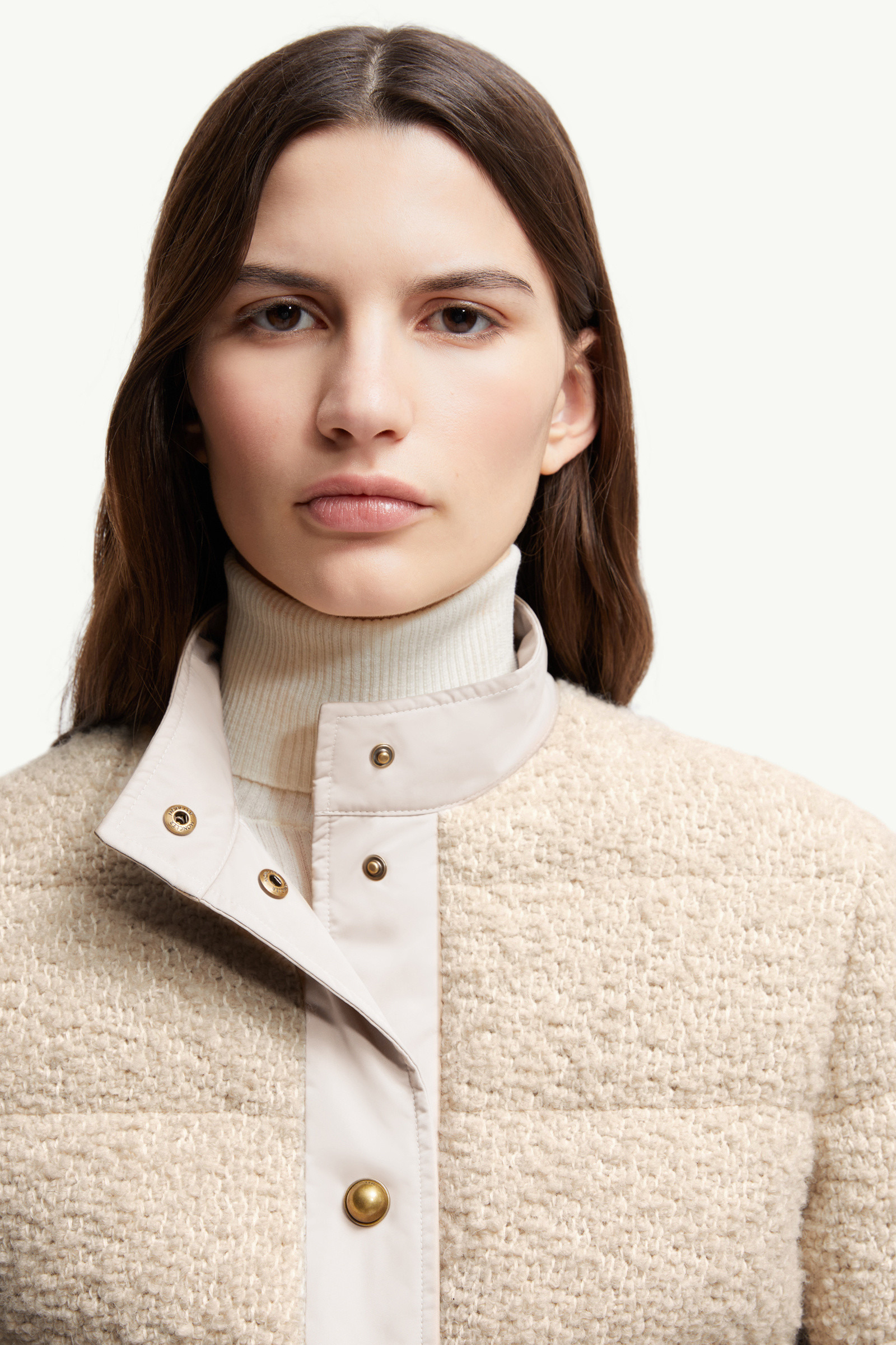 Blandy Wool Blend Bouclé Short Down Jacket - 6