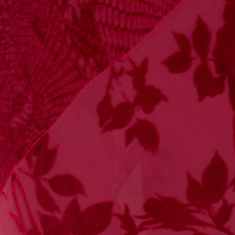 Long Skirt With Rose And Python Pattern 5