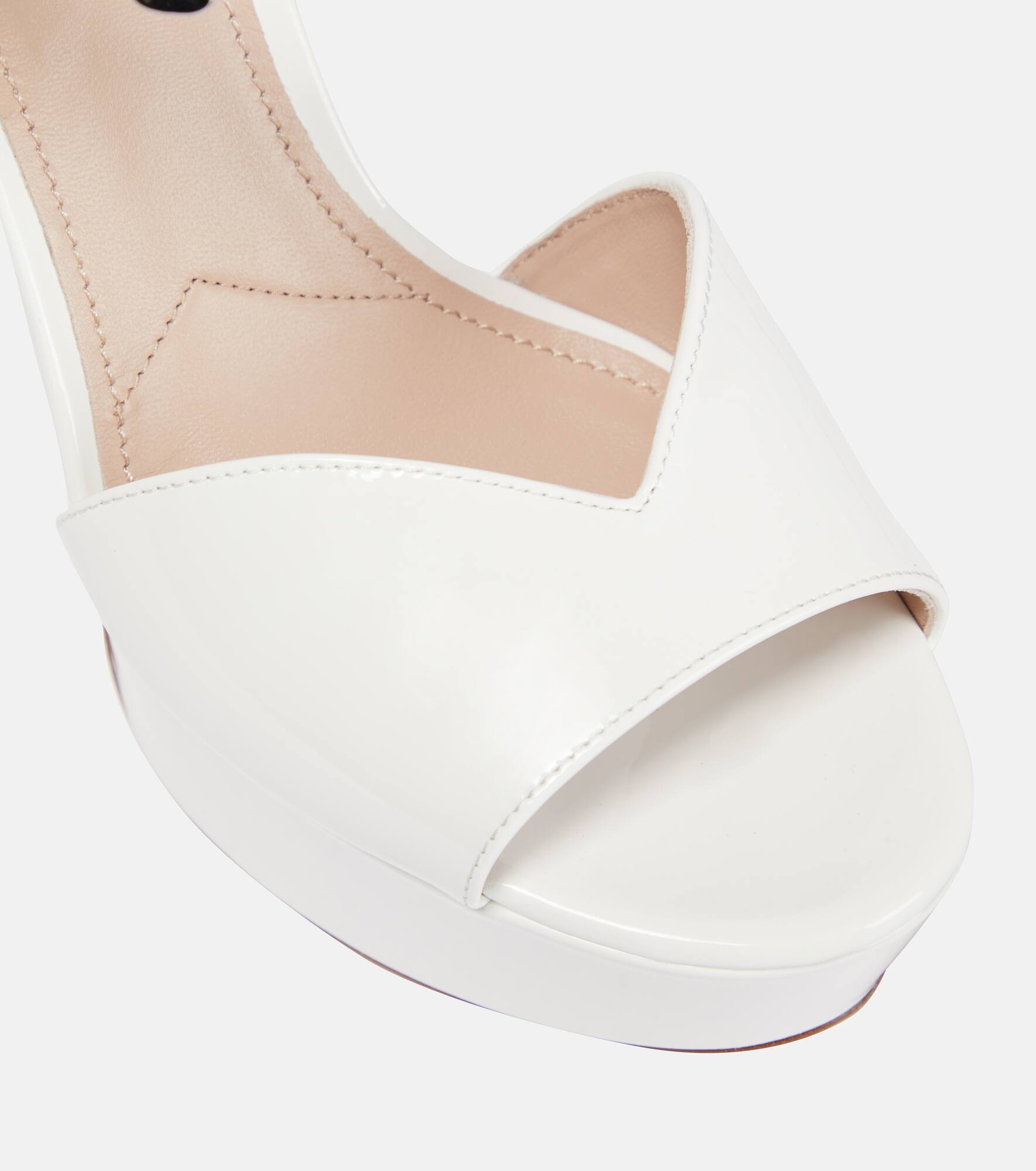 Patent leather platform sandals - 6