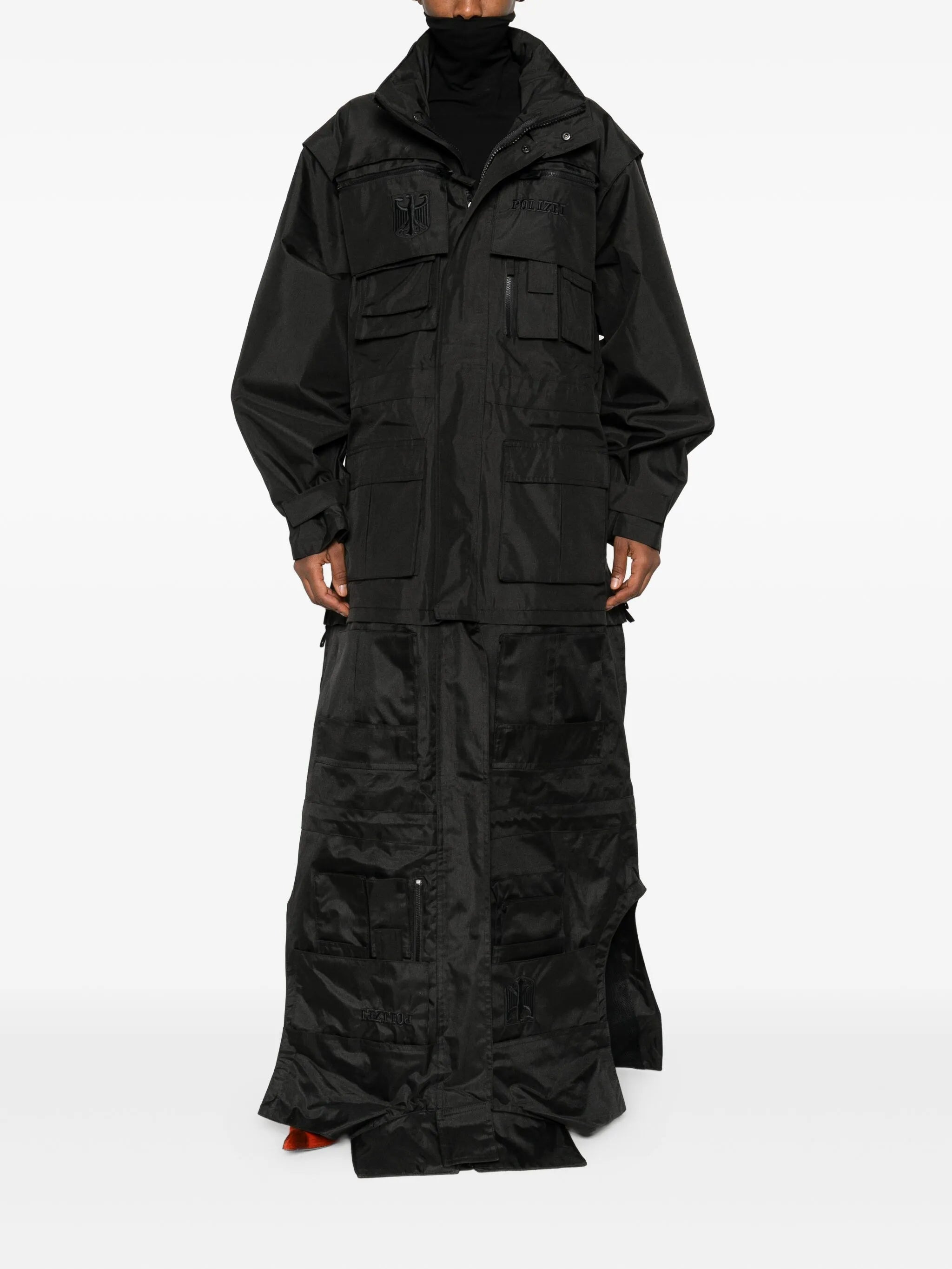 Vetements Multiple-pocket Long Coat - 2