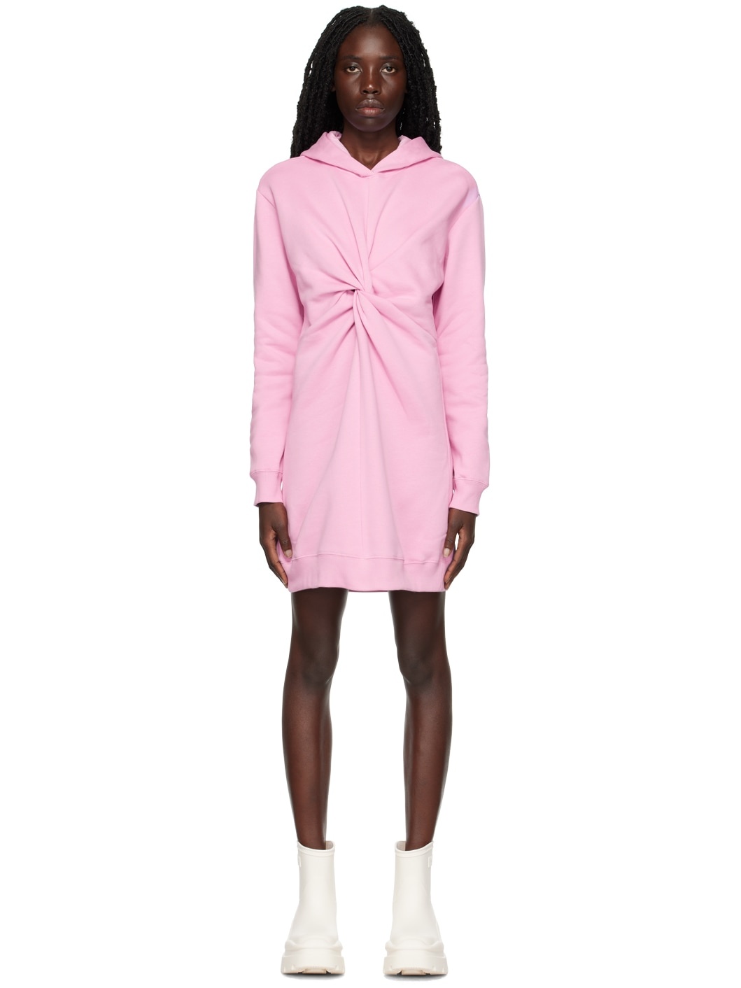 Pink Twisted Minidress - 1