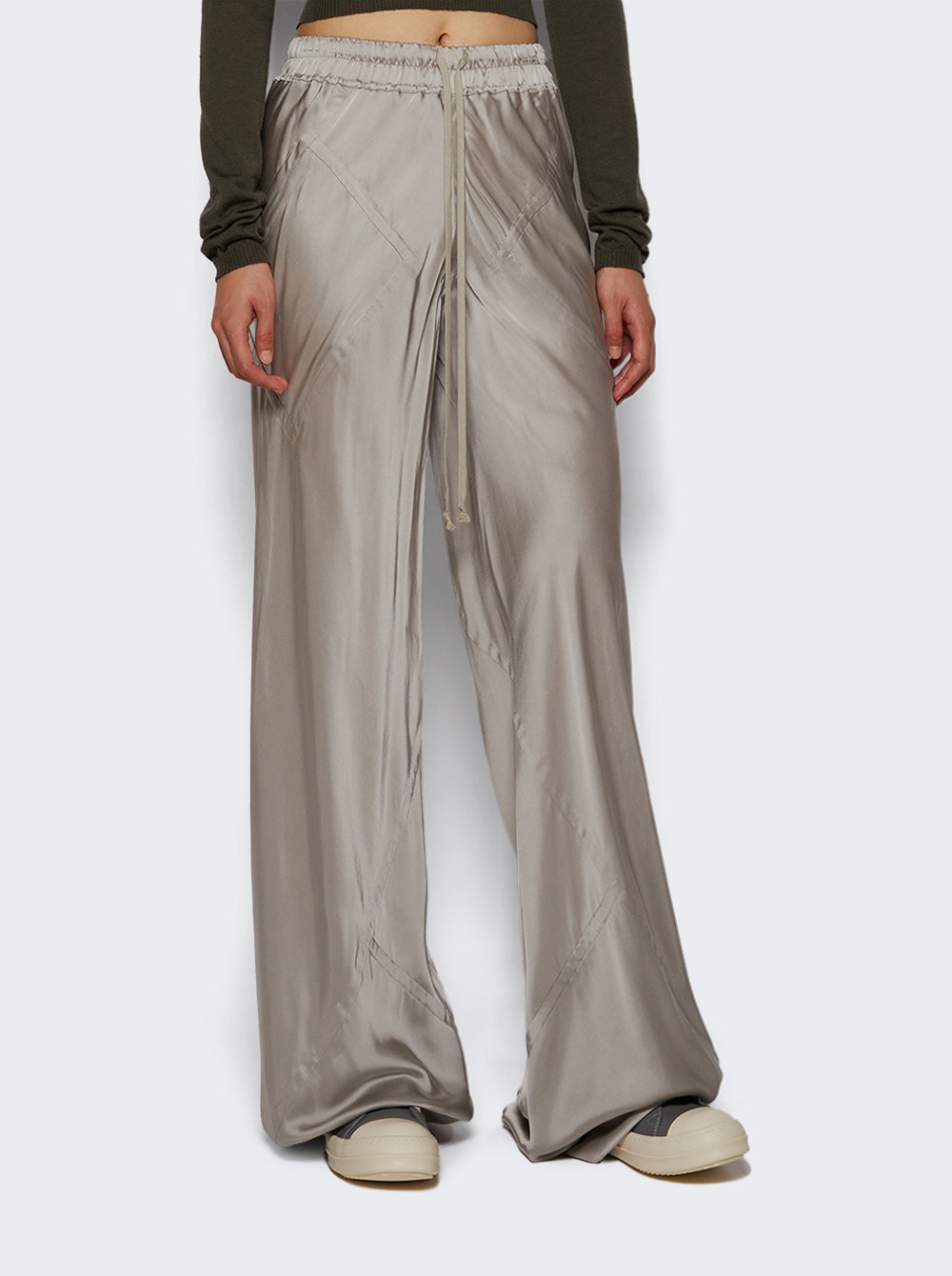 Drawstring Bias Pants Pearl - 2