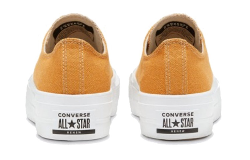 Converse (WMNS) Converse Renew Cotton Chuck Taylor All Star Platform Low 'Sunflower Gold' 567104C outlook