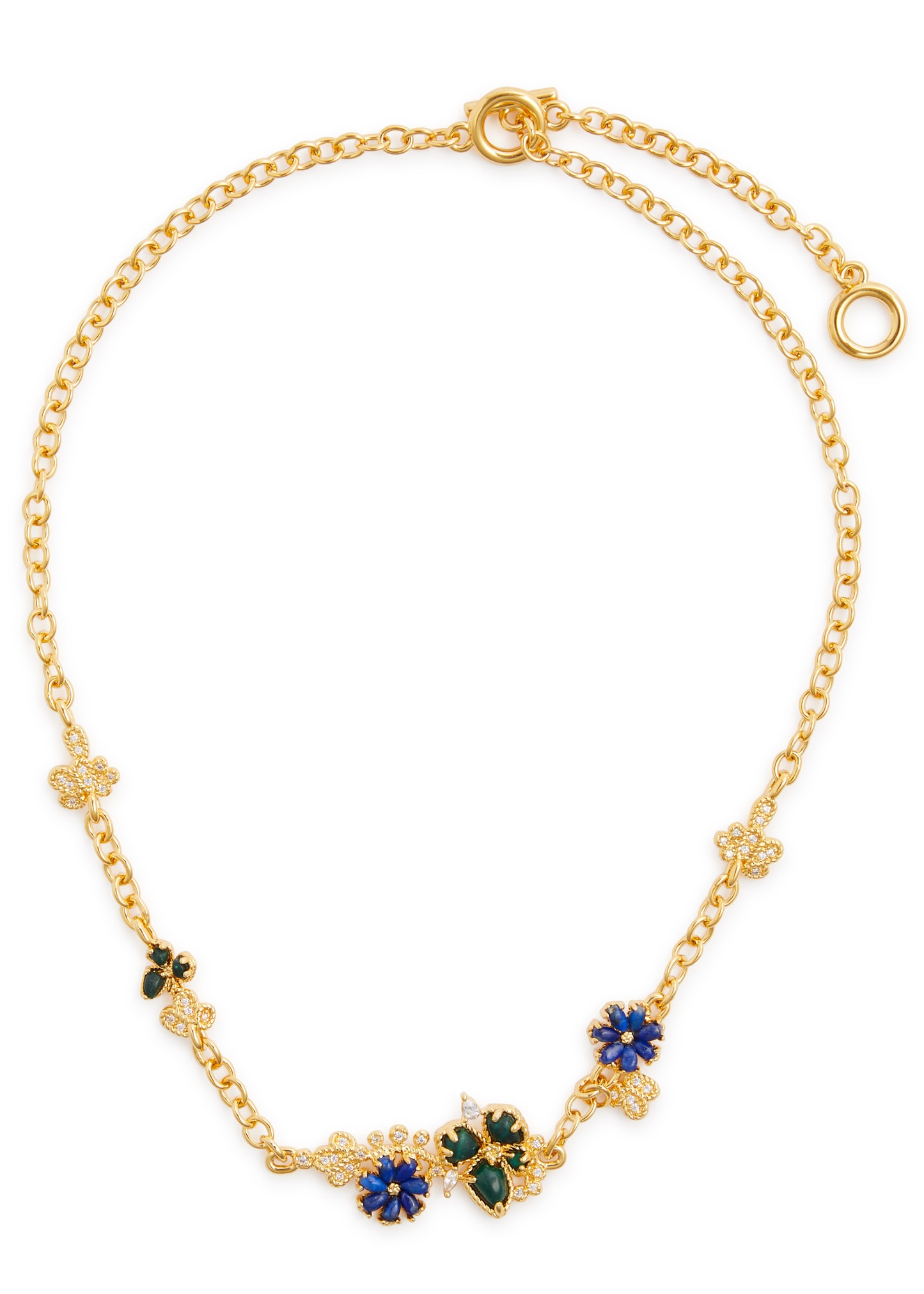 Bloom 12kt gold-plated necklace - 1
