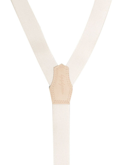 Yohji Yamamoto clip-fastening suspenders outlook