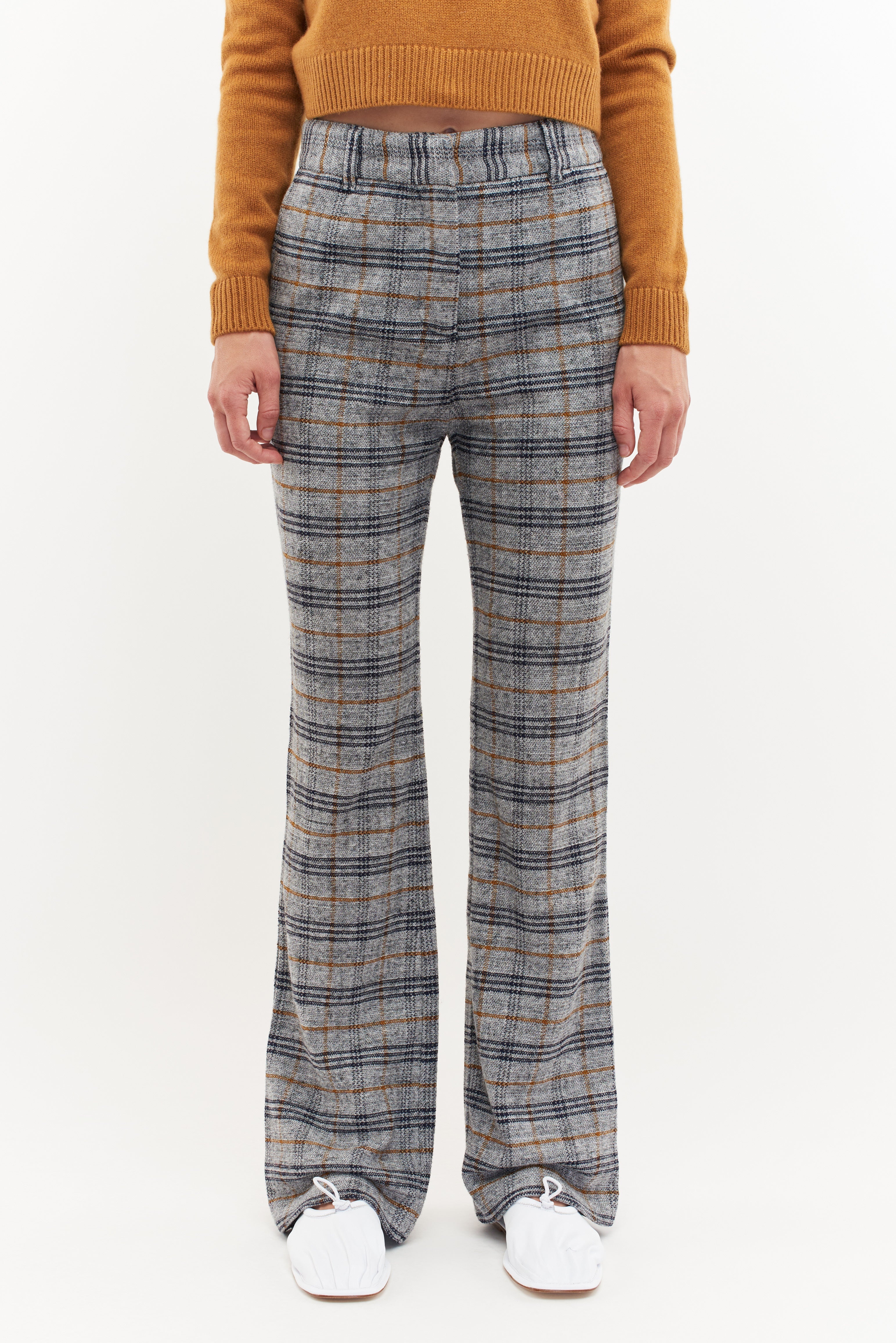 VINTAGE PLAID WOMEN'S FLARE PANT - 5