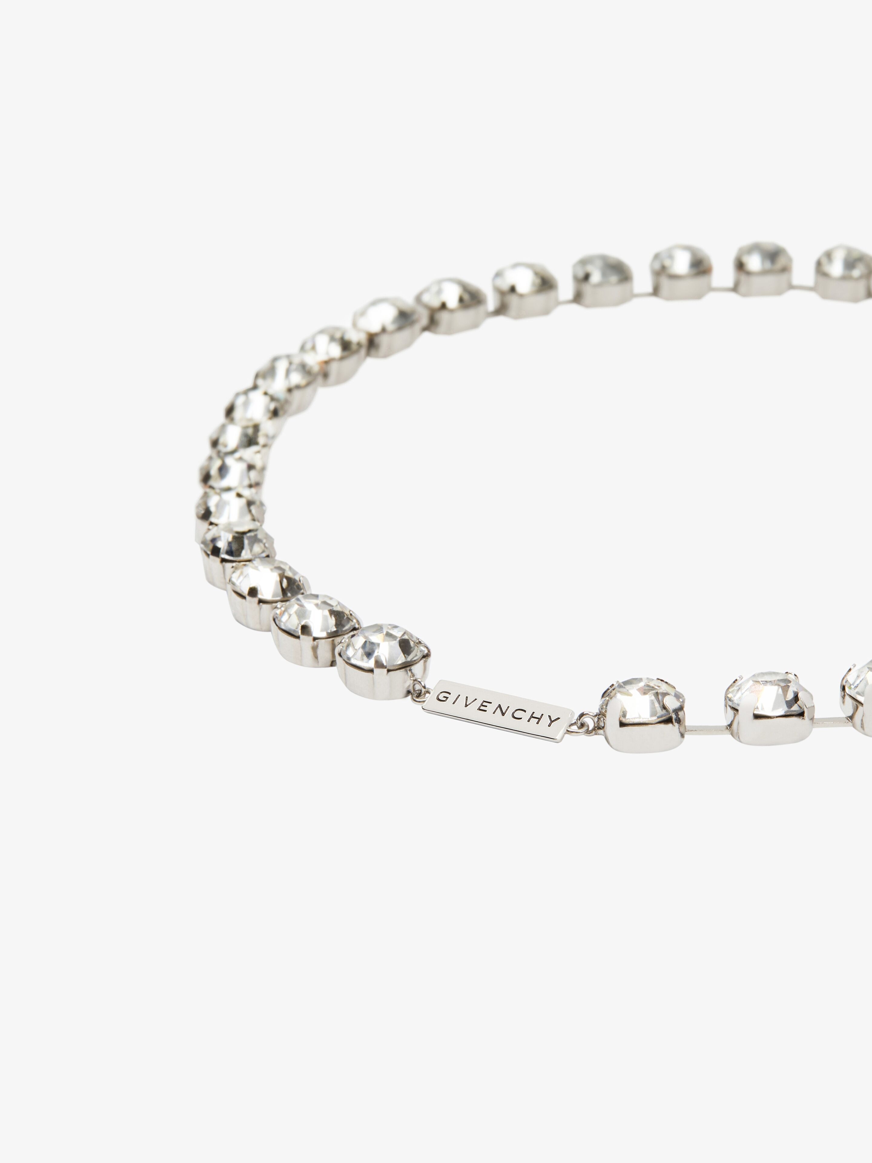4G CRYSTAL SHORT NECKLACE IN METAL WITH CRYSTALS - 2