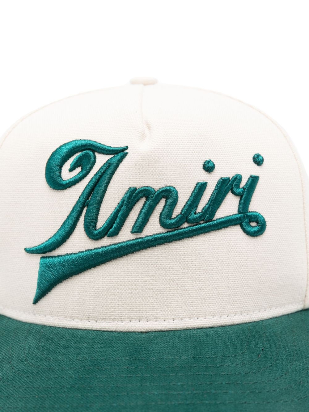 two-tone canvas cap - 2