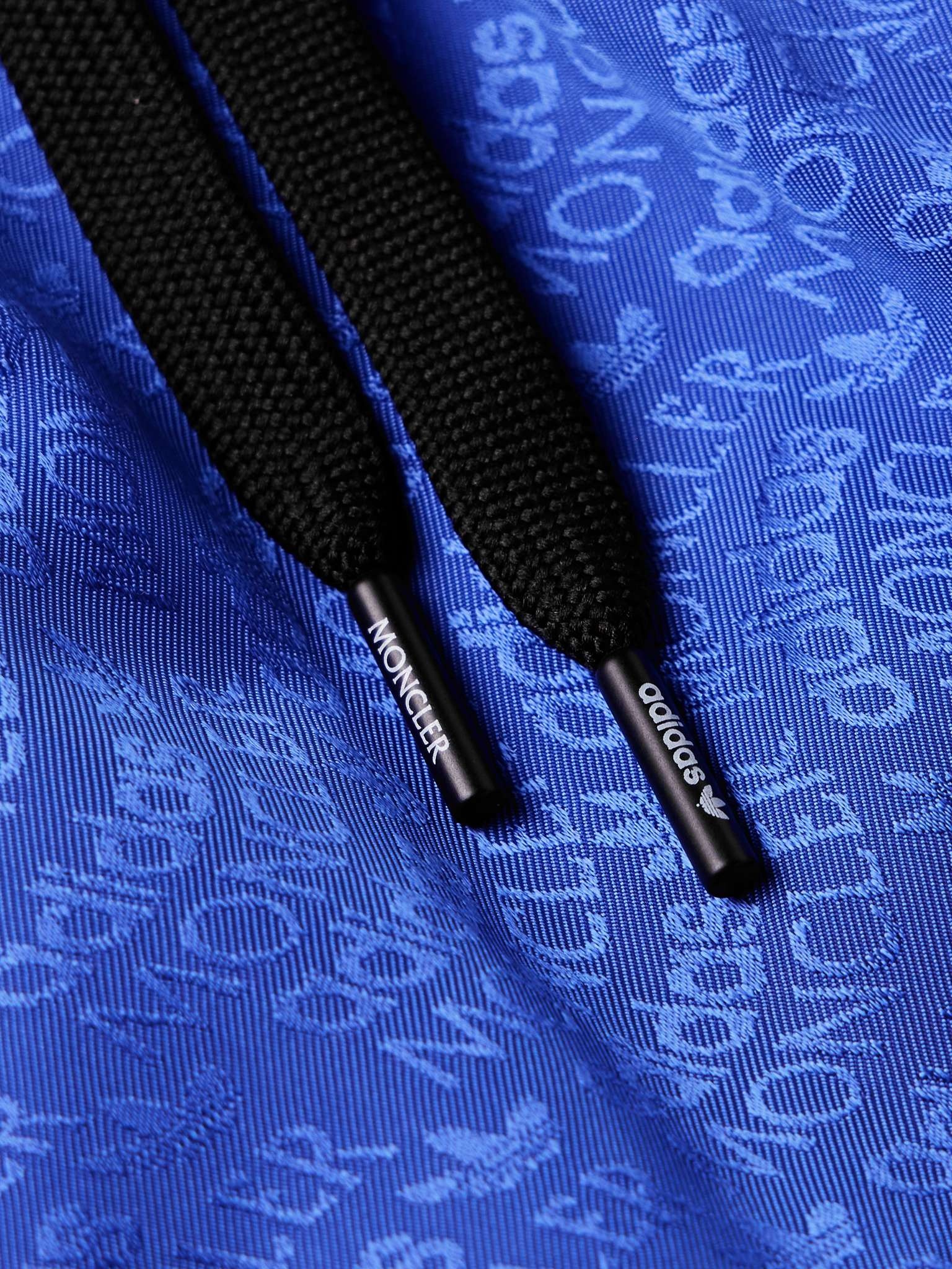 + adidas Originals Straight-Leg Reversible Logo-Jacquard Shell Down Sweatpants - 4