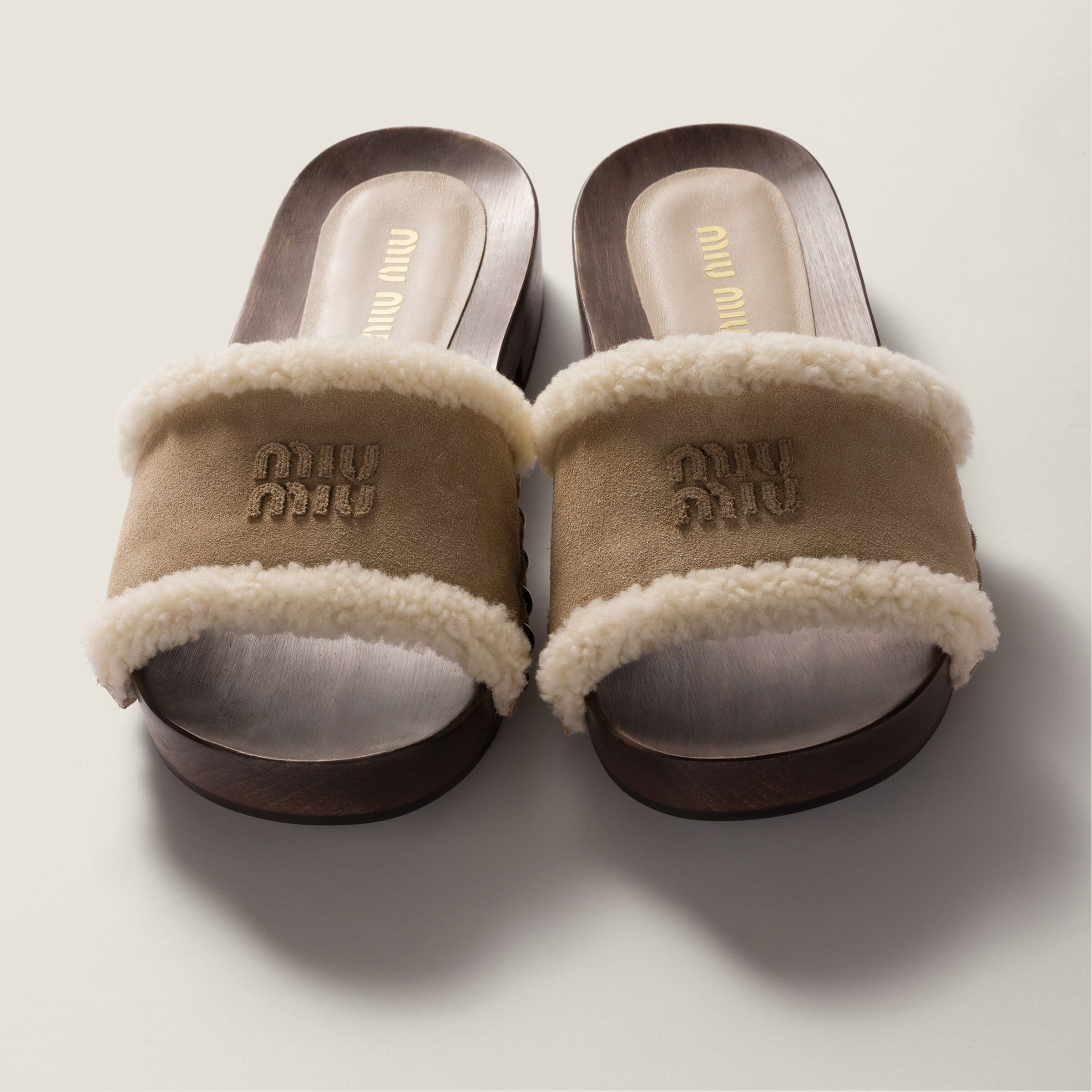 Suede clogs - 4