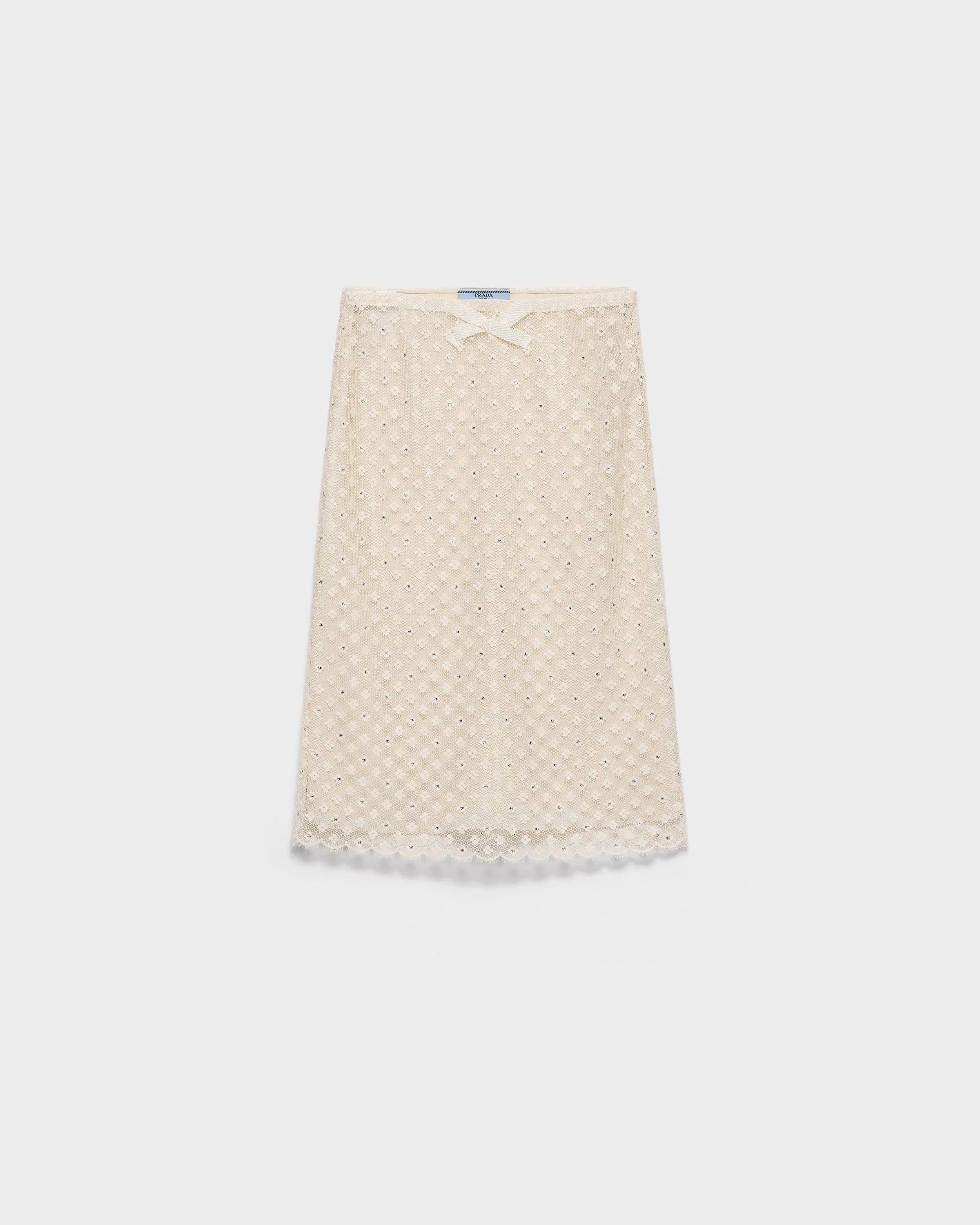 Embroidered lace skirt - 1