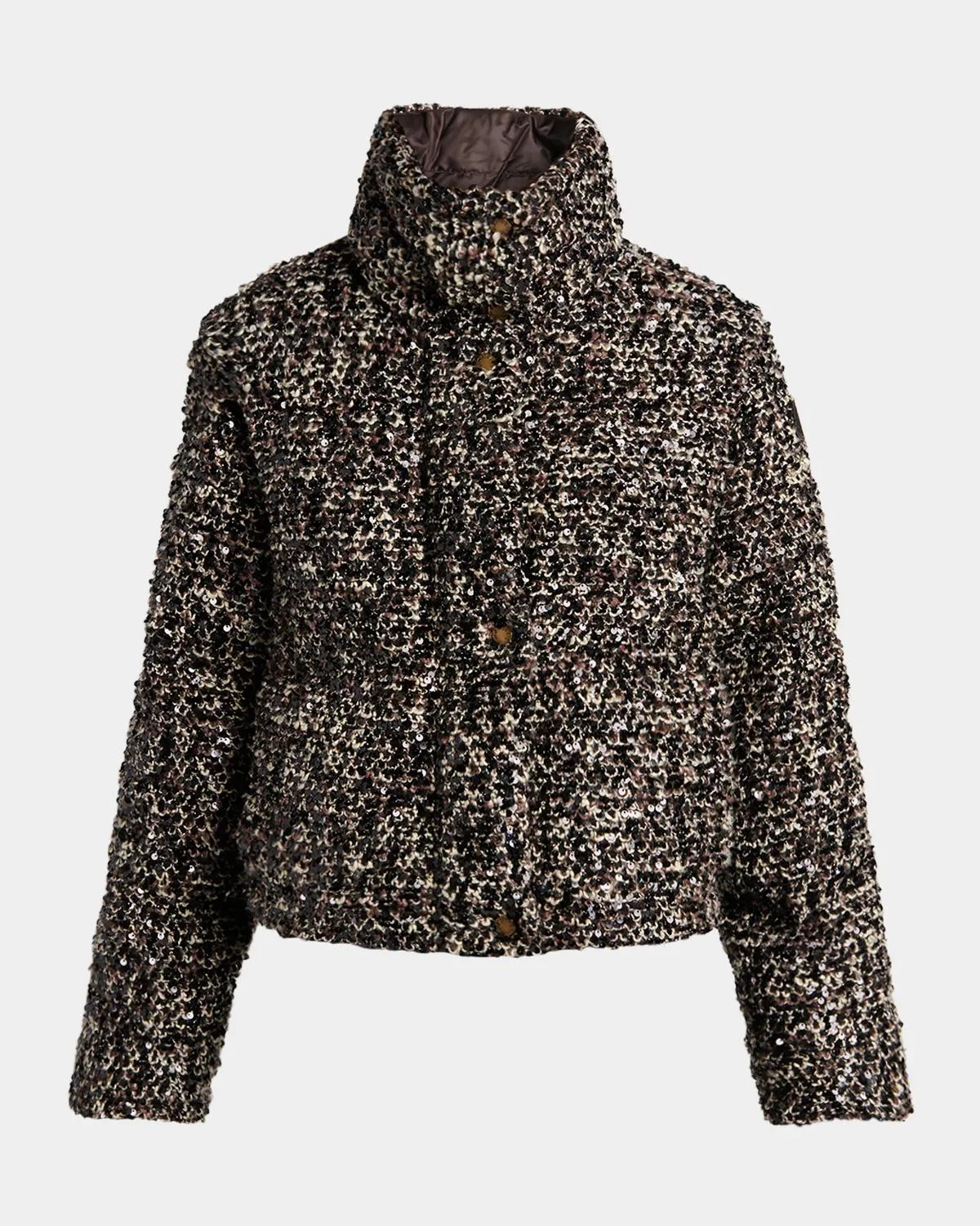 Poetique Sequined Jacket with Detachable Sleeves - 1