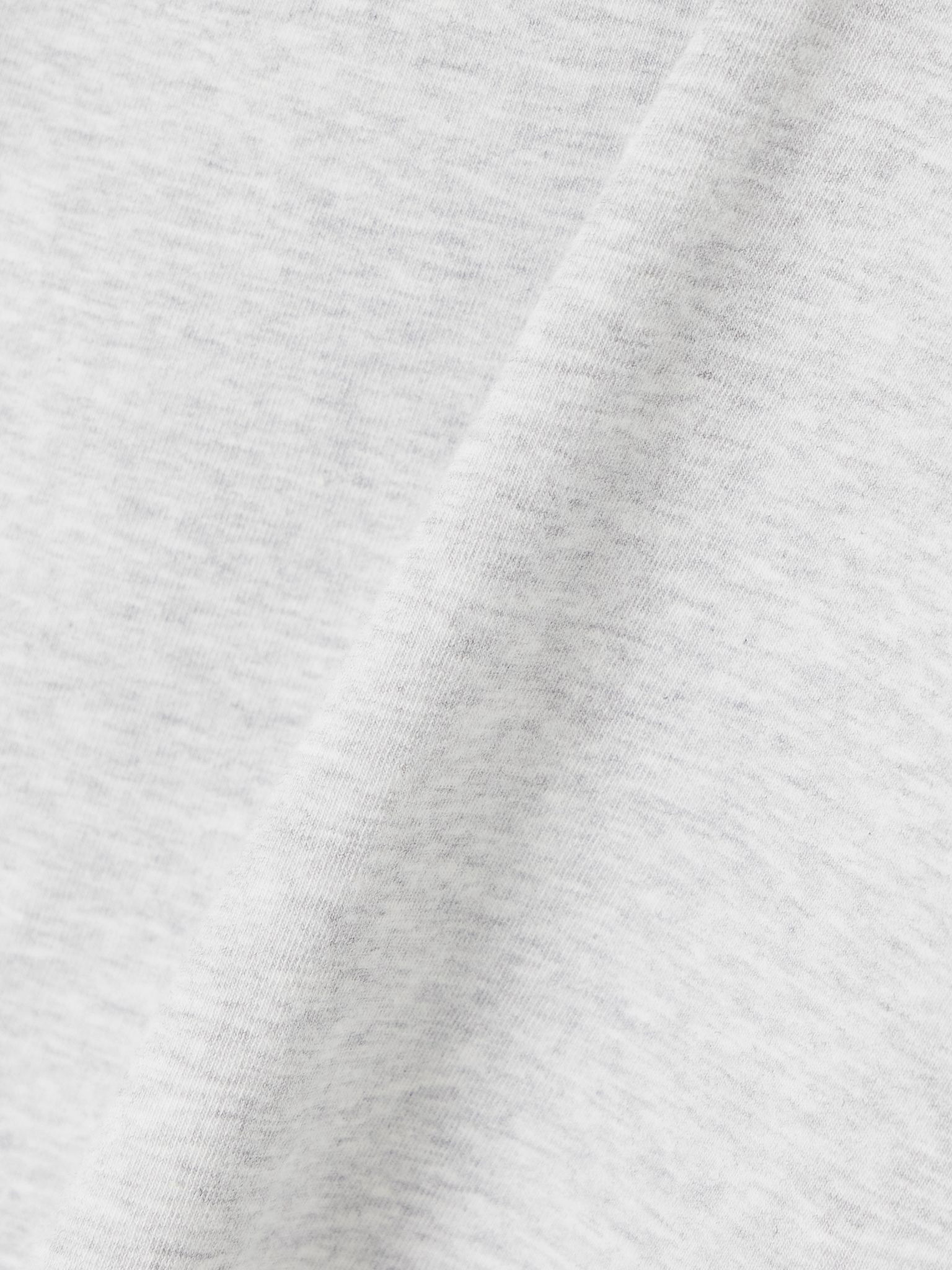 Stretch-cotton jersey T-shirt - Light Heather Grey Light gray - 5