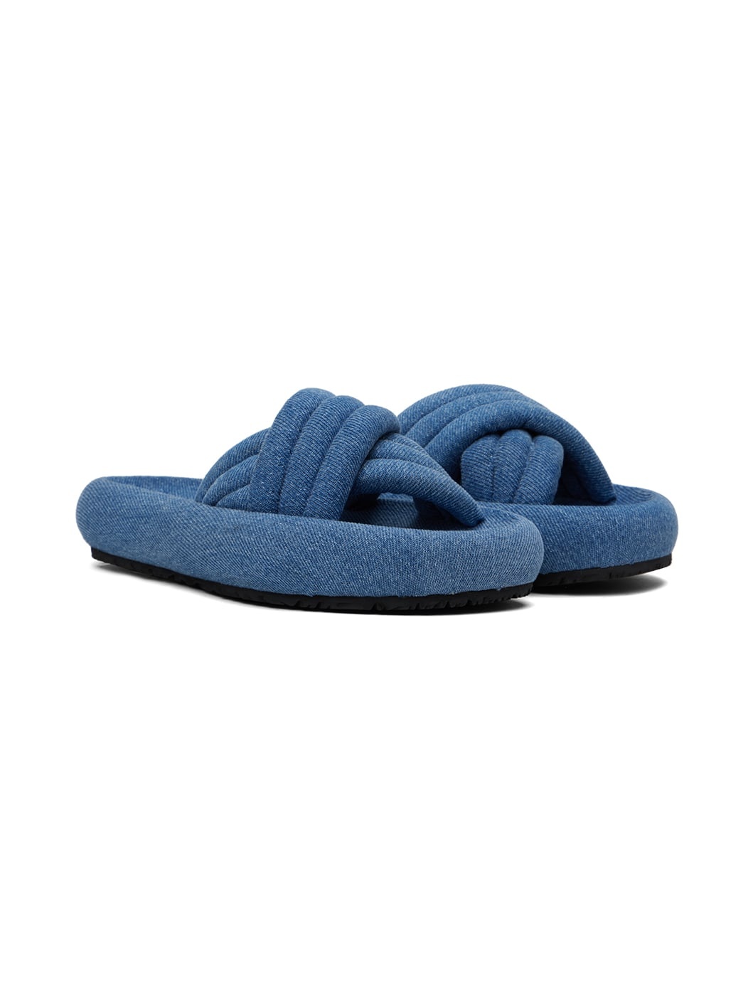 Blue Niloo Flat Sandals - 4