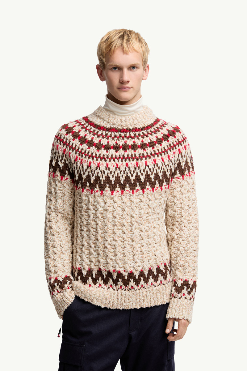 Geometric Jacquard Wool Sweater 3