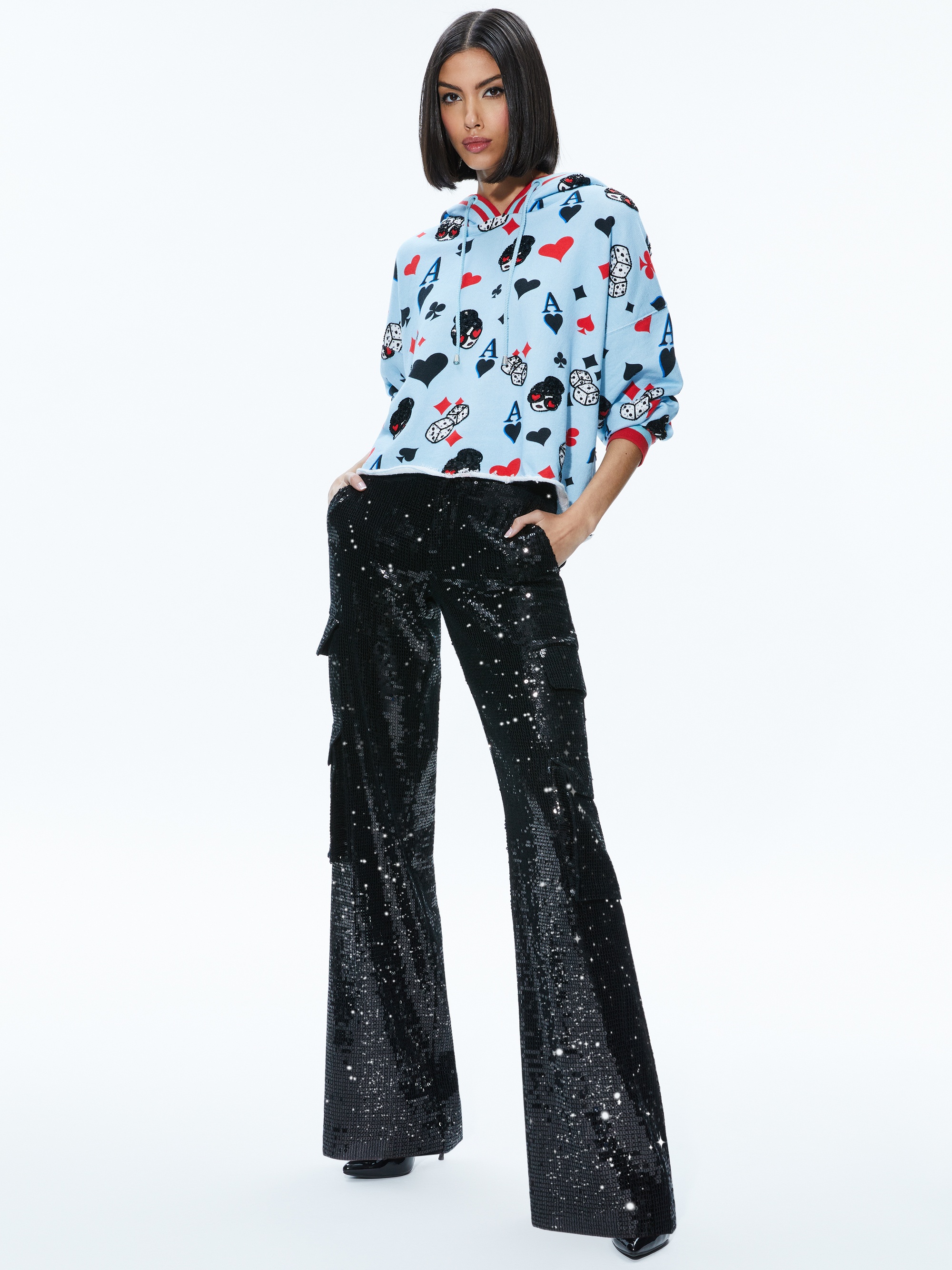 SUNNY BOXY CROPPED HOODIE - 5
