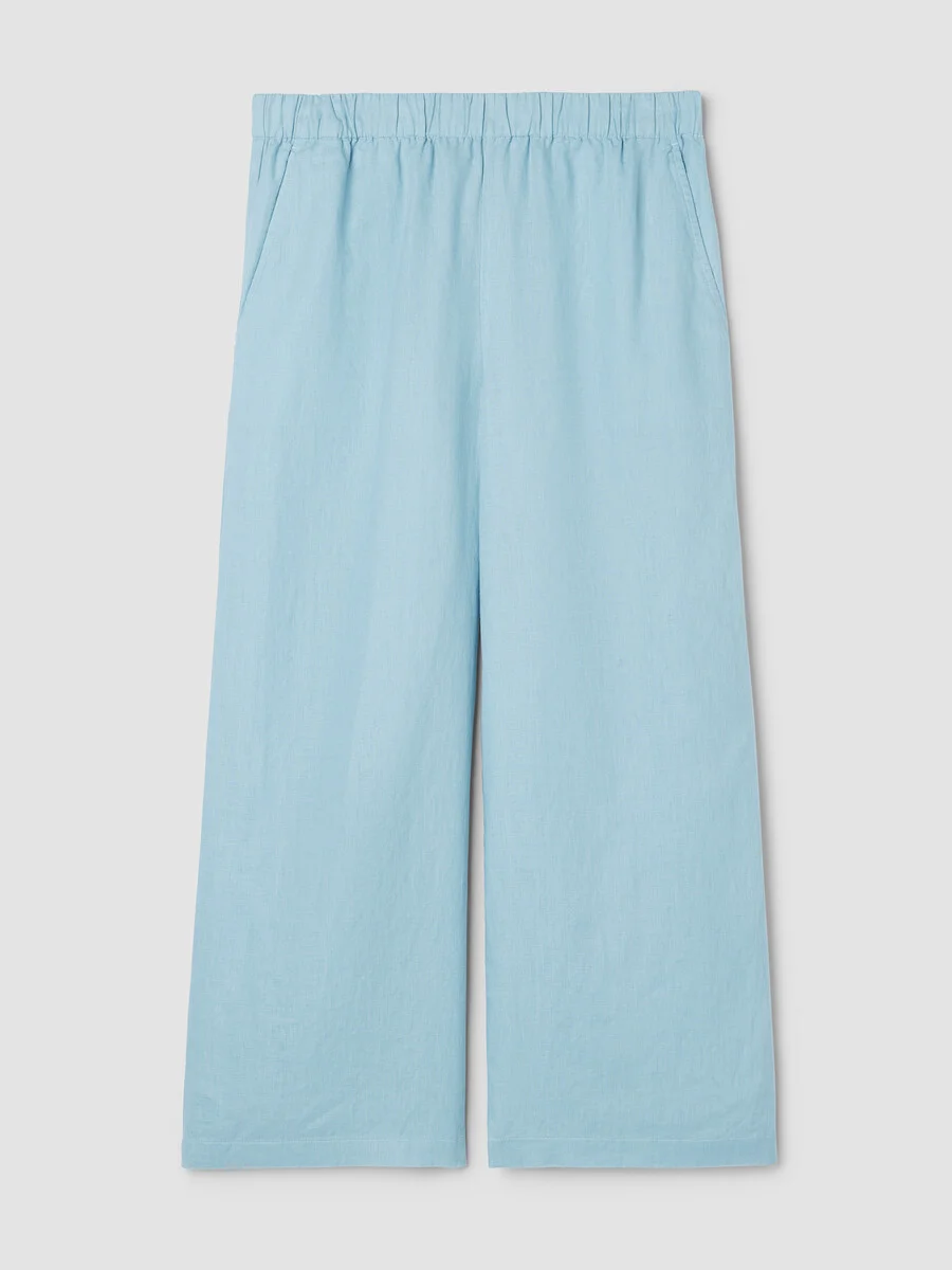 Organic Linen Wide-Leg Pant - 1