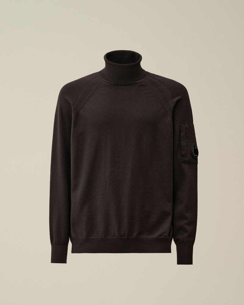 Extra Fine Merino Wool Turtleneck Knit 1