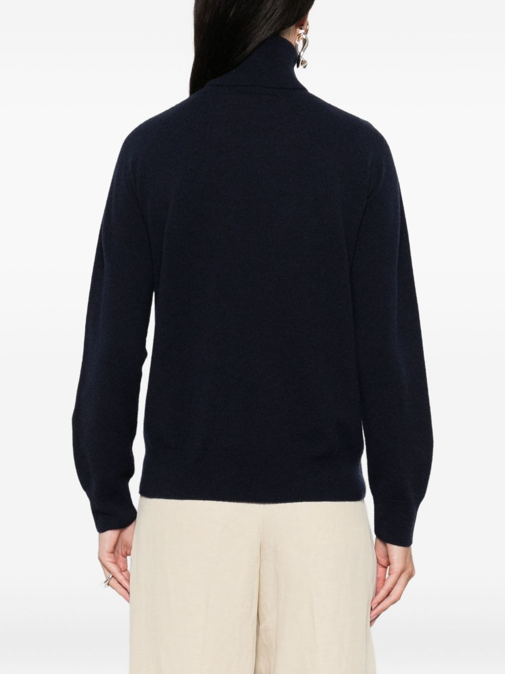 roll-neck cashmere sweater - 4