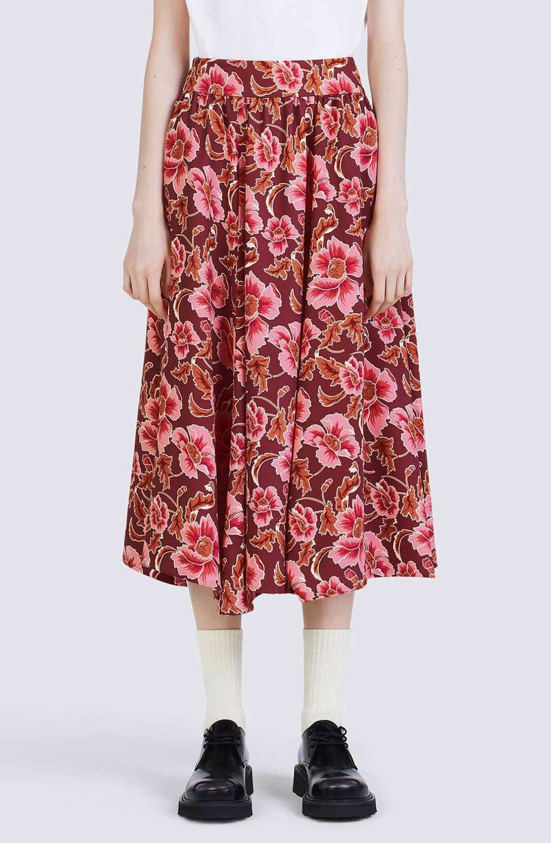 'Jungle Camo' midi skirt 5