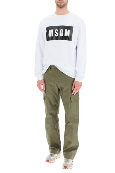 MSGM LOGO BOX SWEATSHIRT outlook