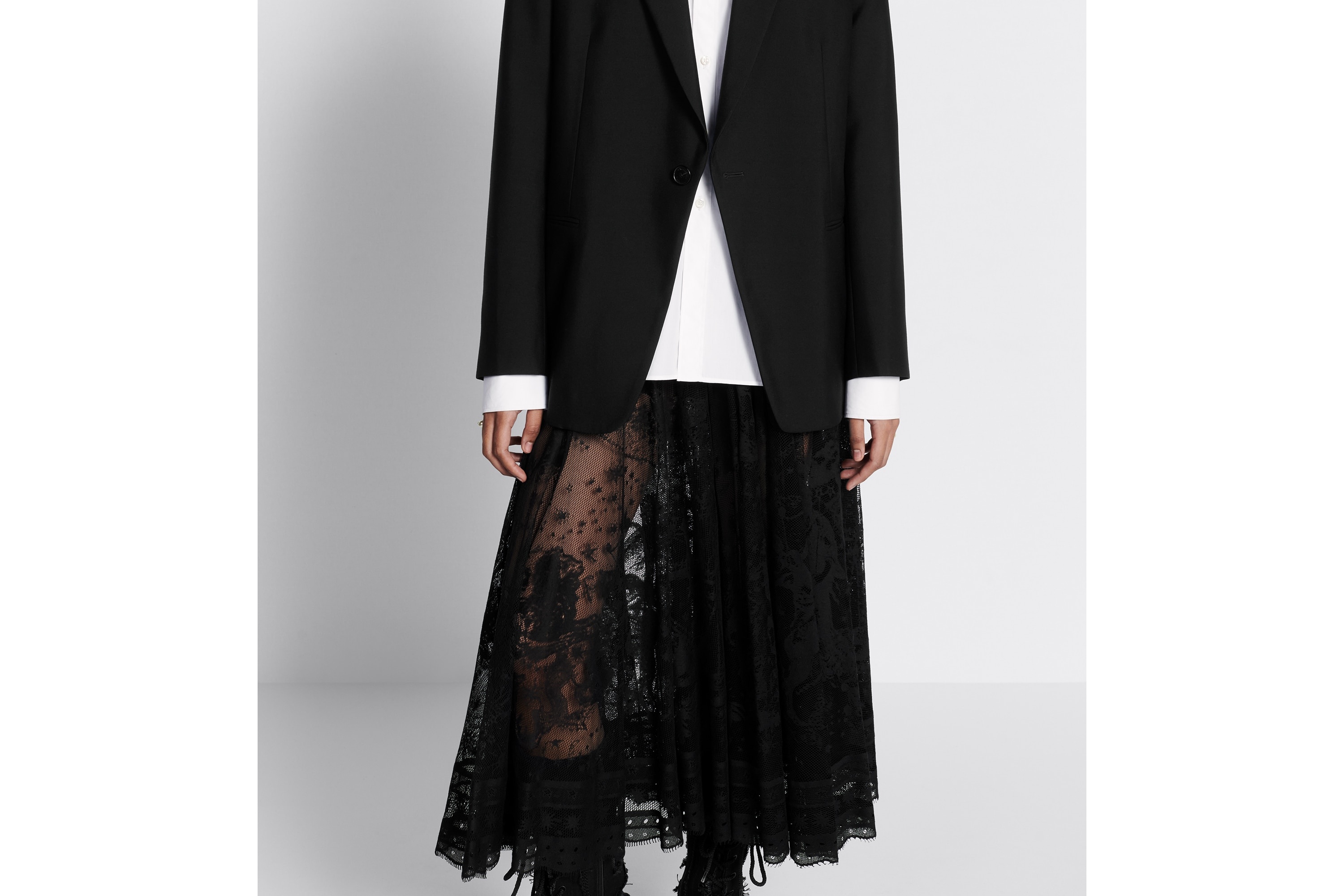 Flared Mid-Length Skirt - 6