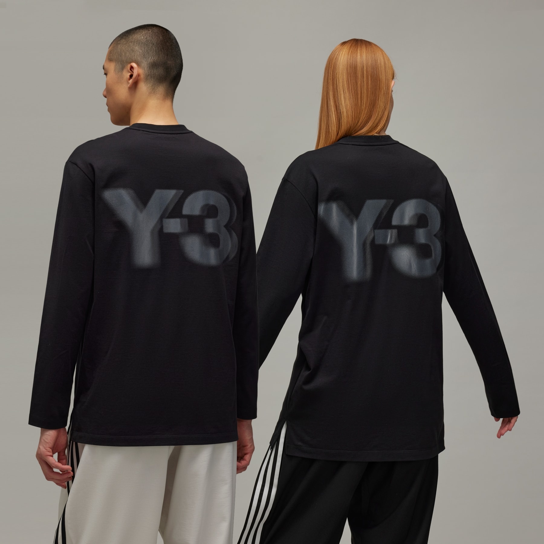 Y-3 Logo Long Sleeve Tee - 5