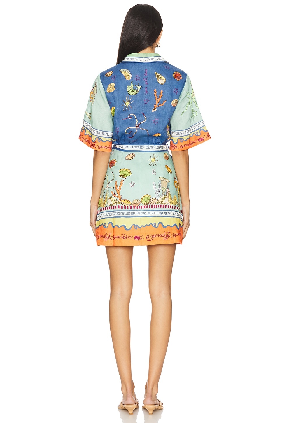 Surrealist Summer V Mini Dress - 3
